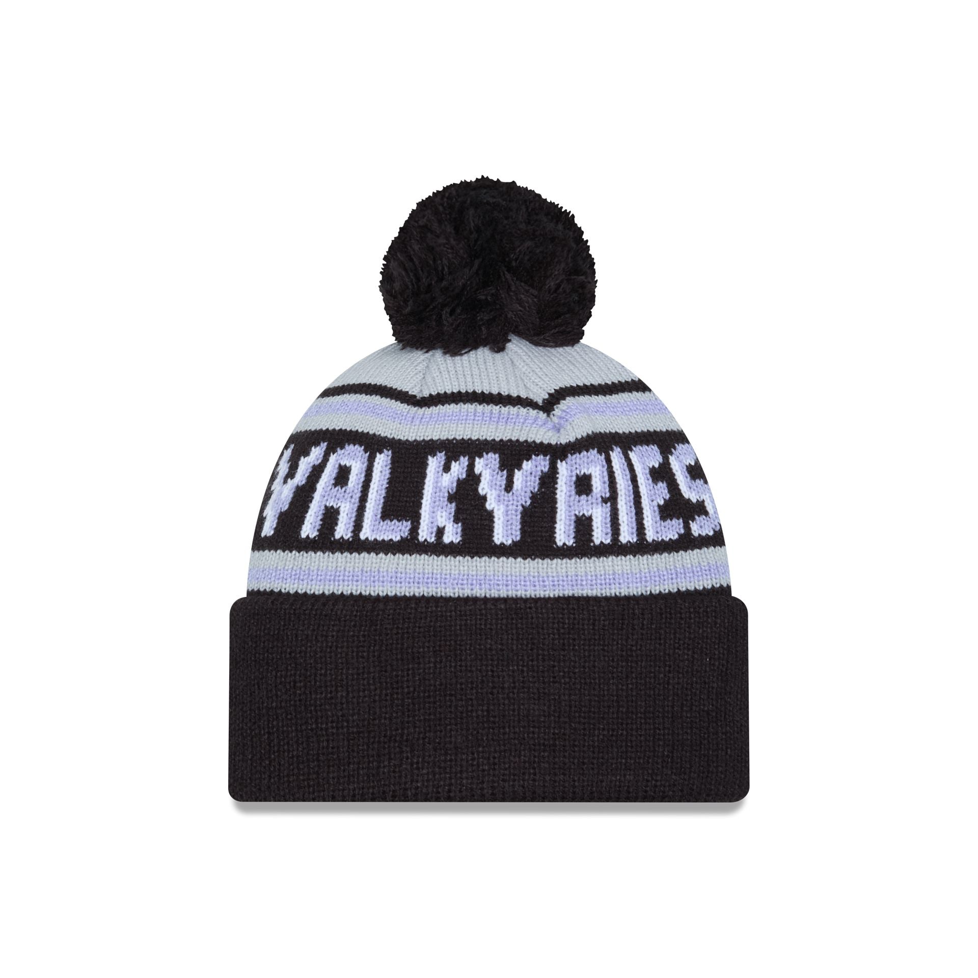 Golden State Valkyries Black Pom Knit Hat