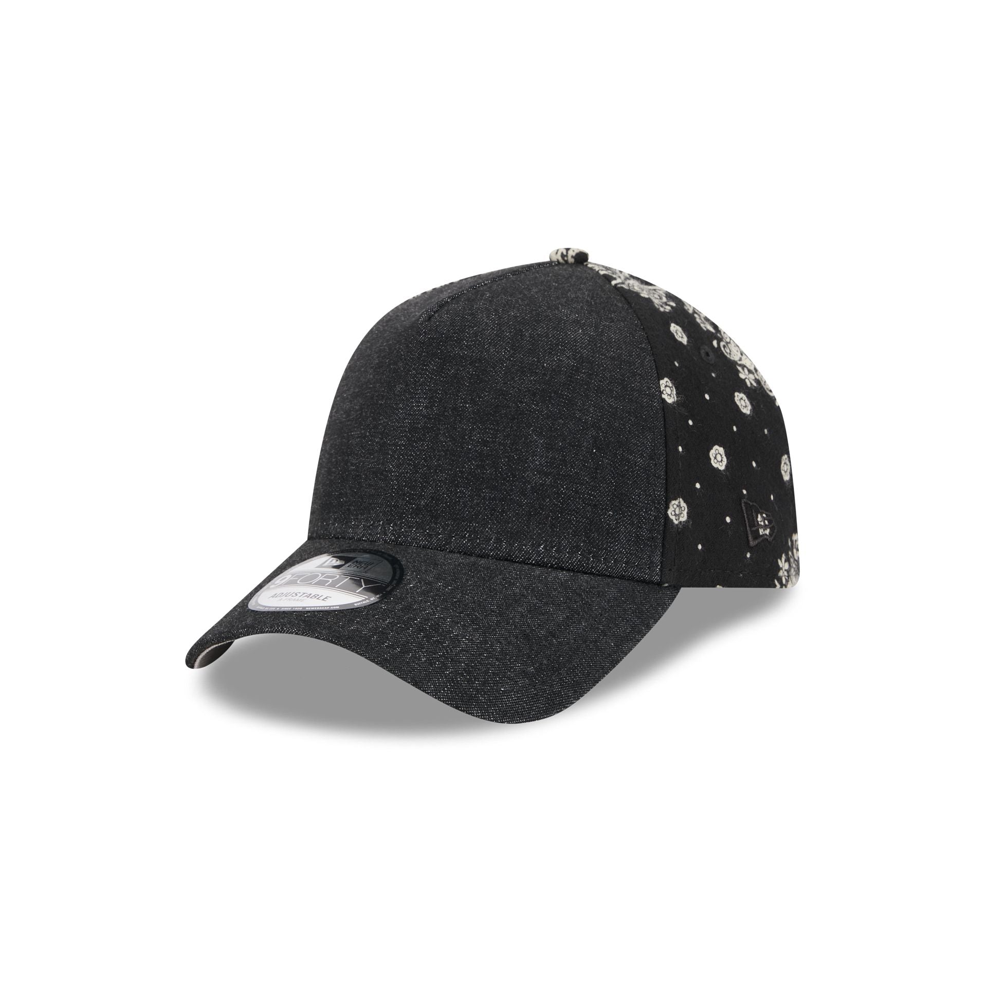 Nextgenmallstore Black Paisley 9FORTY A-Frame Adjustable Hat