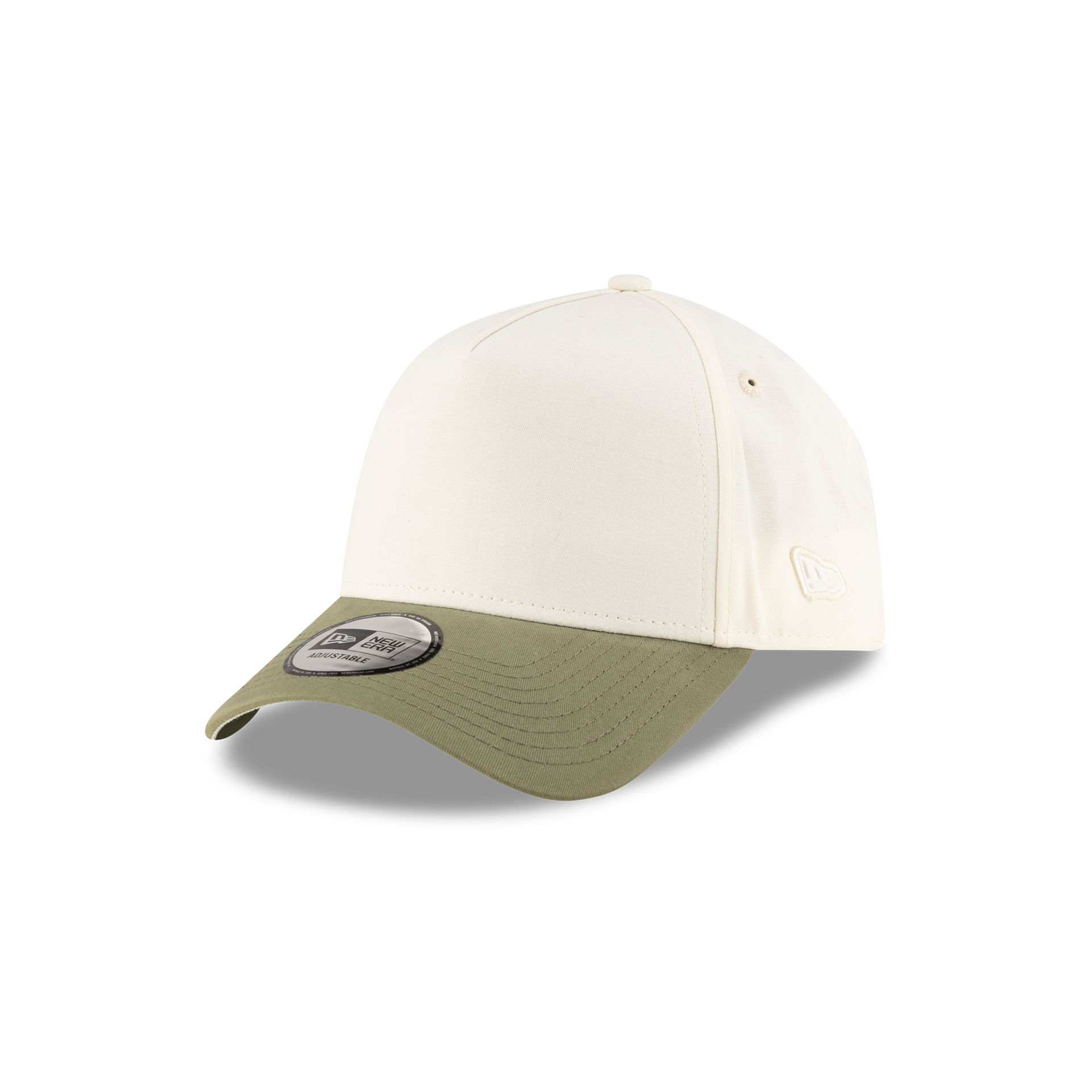 New Era Branded High Twist Chrome White 9FORTY A-Frame Adjustable Hat - Nextgenmallstore
