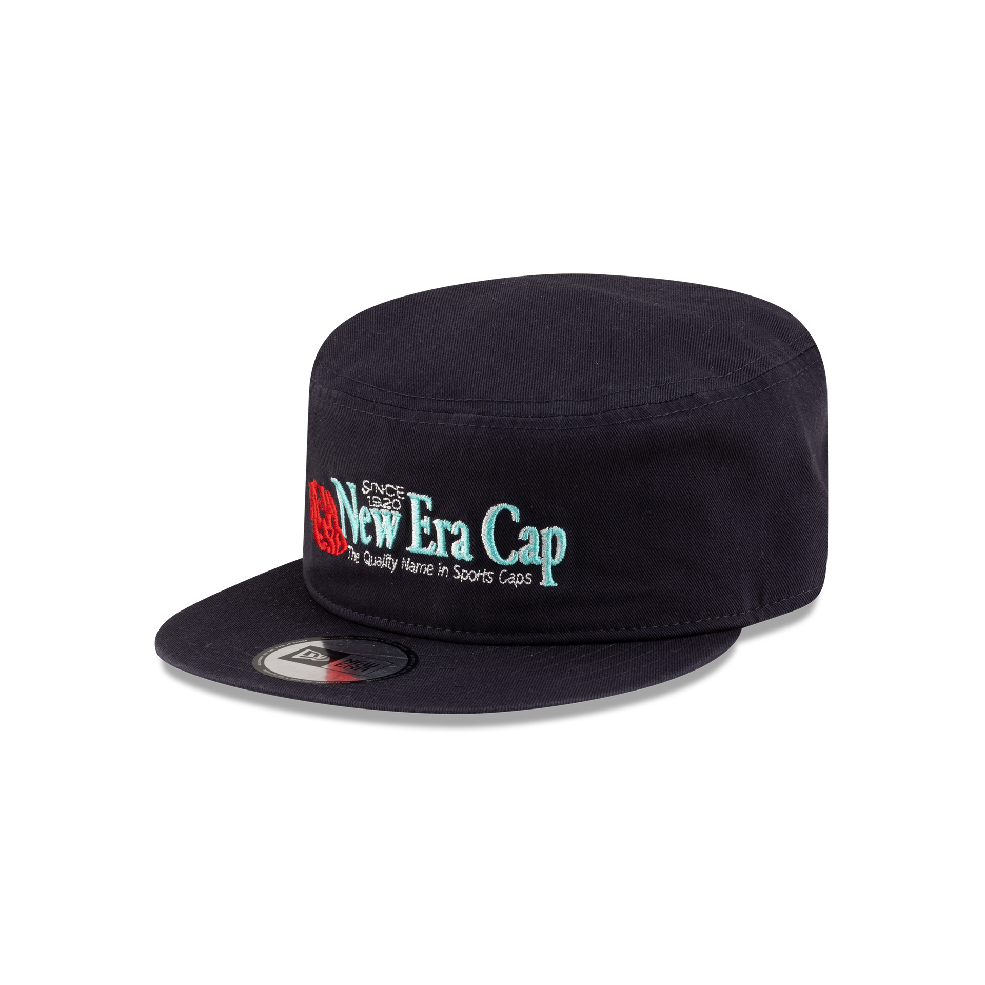 New Era Branded Navy Painter Elastic Back Hat - Nextgenmallstore