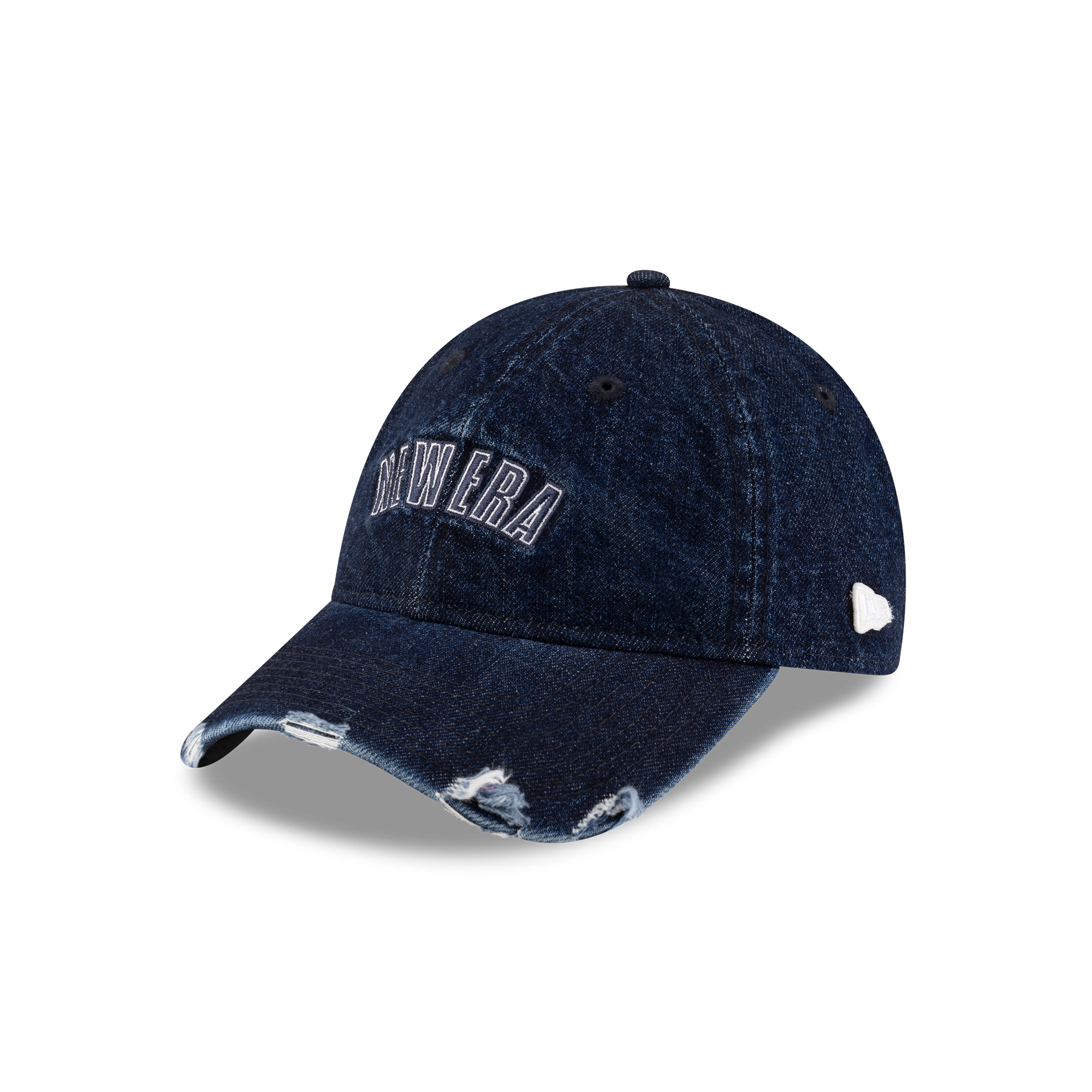 New Era Branded Sweep Rugby Denim Muted Indigo 9FORTY Adjustable Hat - Nextgenmallstore