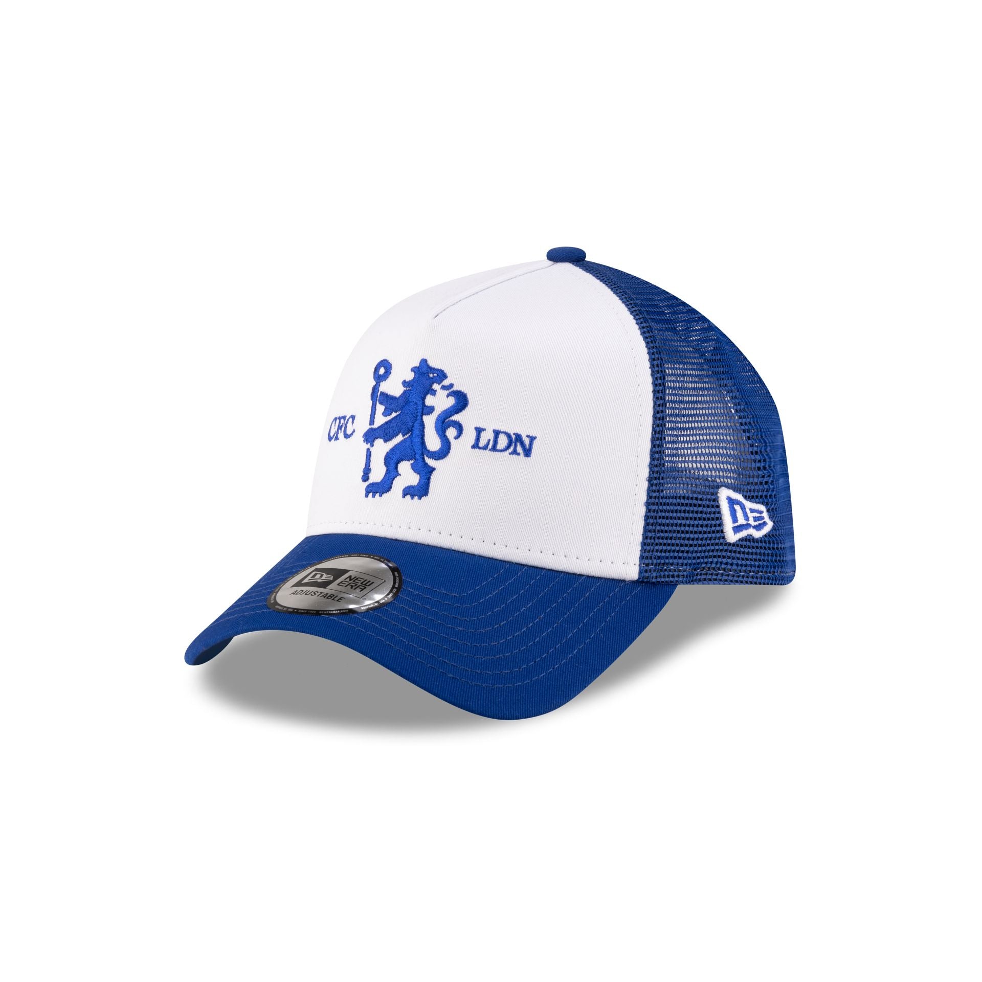 Chelsea FC 120th Anniversary 9FORTY A-Frame Trucker Snapback Hat - Nextgenmallstore
