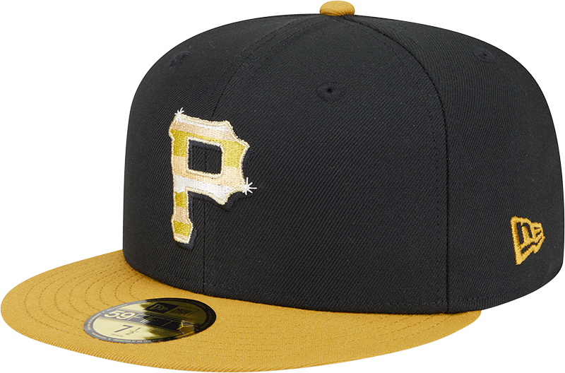 Pittsburgh Pirates Metallic Gold Logo 59FIFTY Fitted Hat