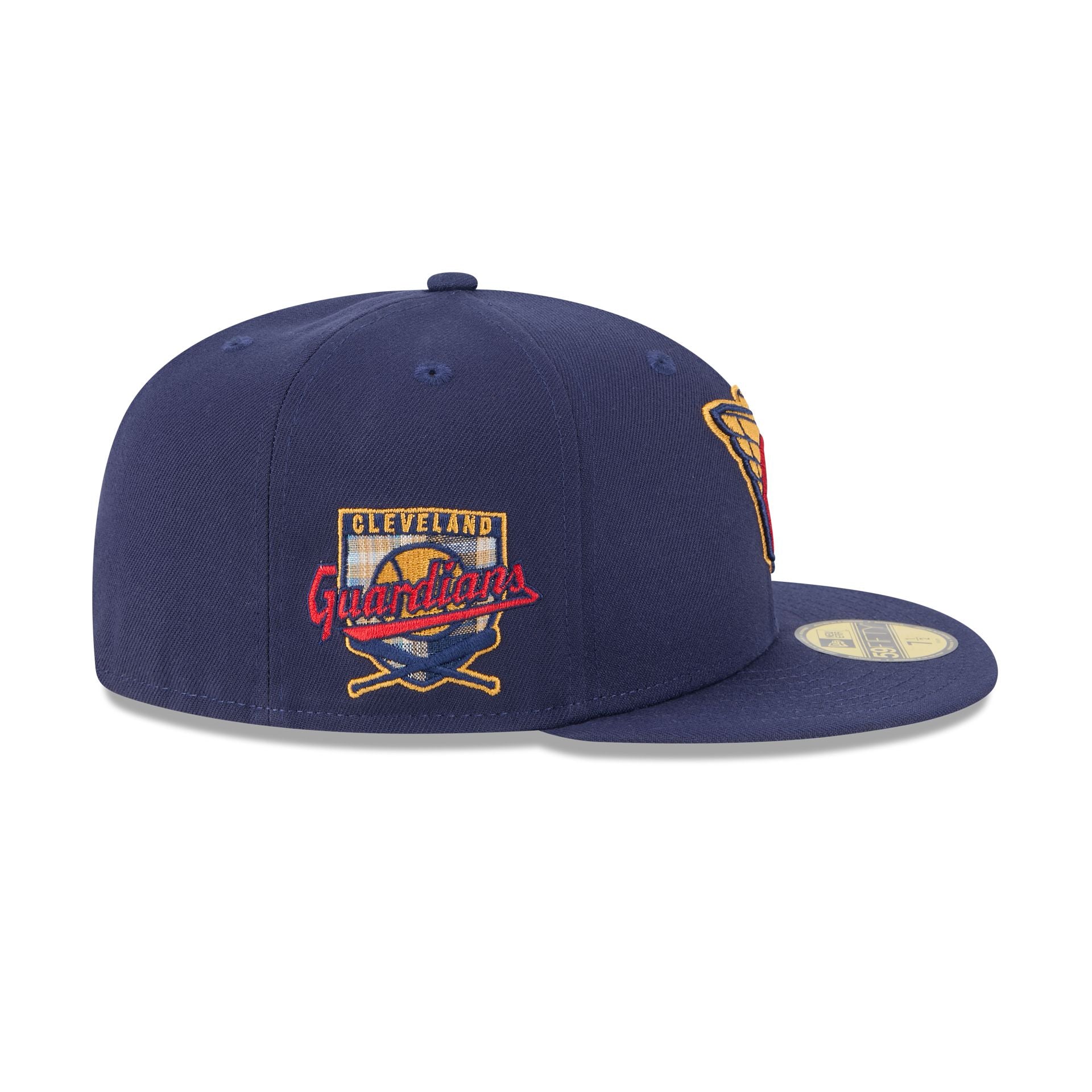 Cleveland Guardians Blue Tartan 59FIFTY Fitted Hat