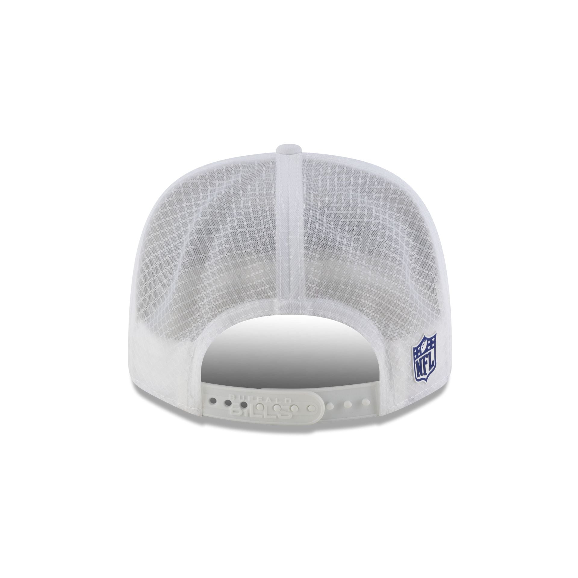 Buffalo Bills 2025 Sideline Hot Weather White 9SEVENTY Trucker Hat