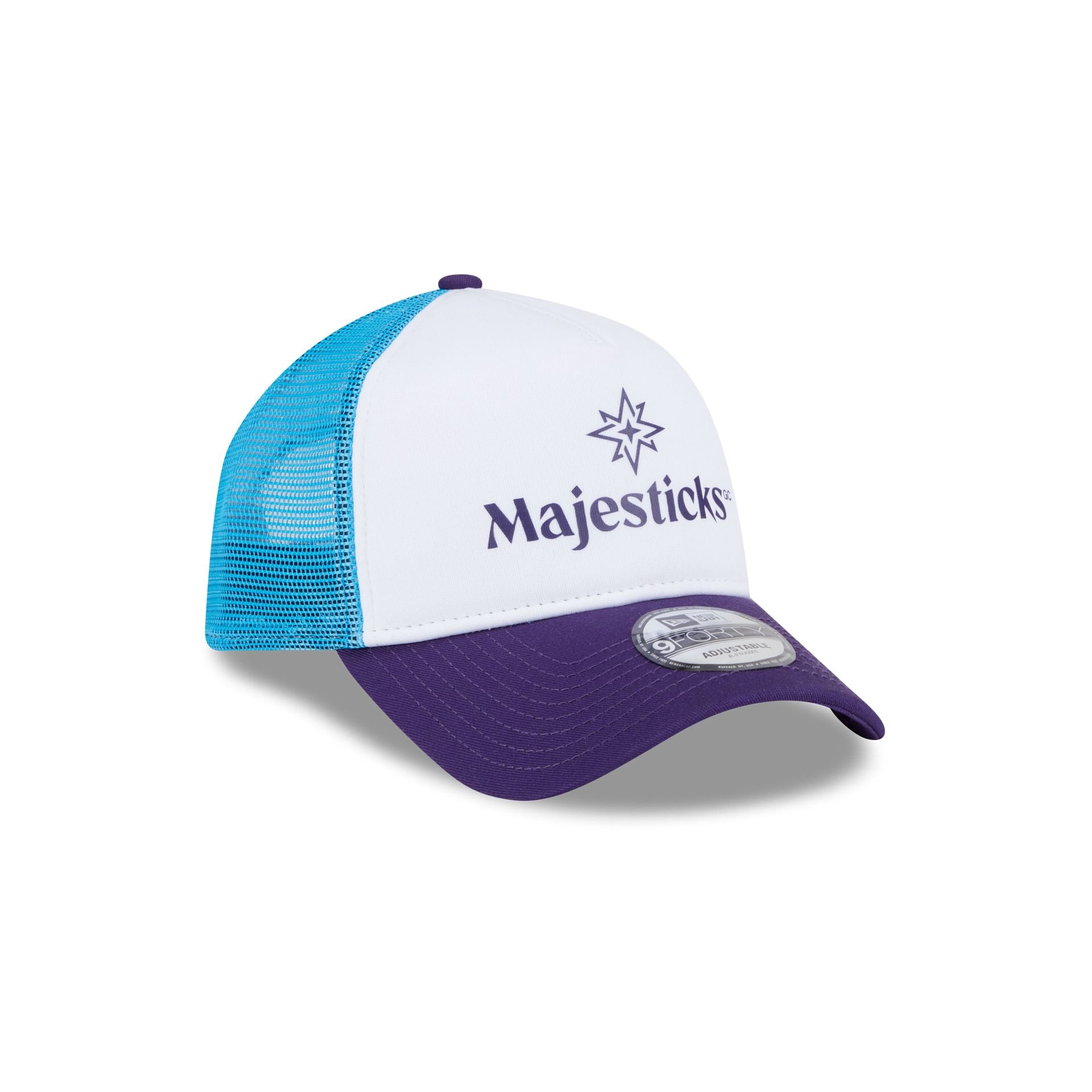 Majesticks GC White 9FORTY A-Frame Trucker Hat