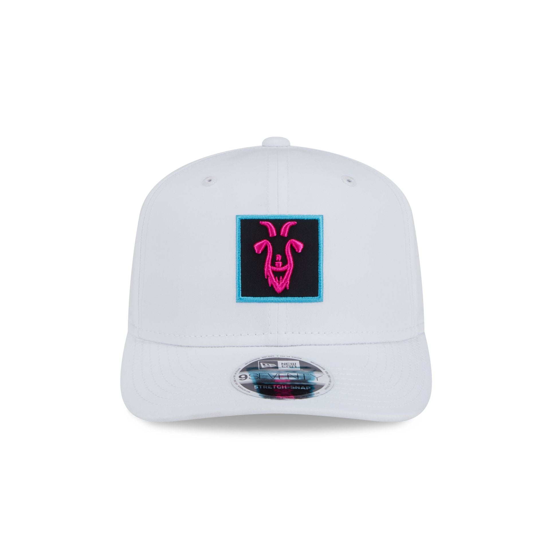 RangeGoats GC White 9SEVENTY Stretch-Snap Hat