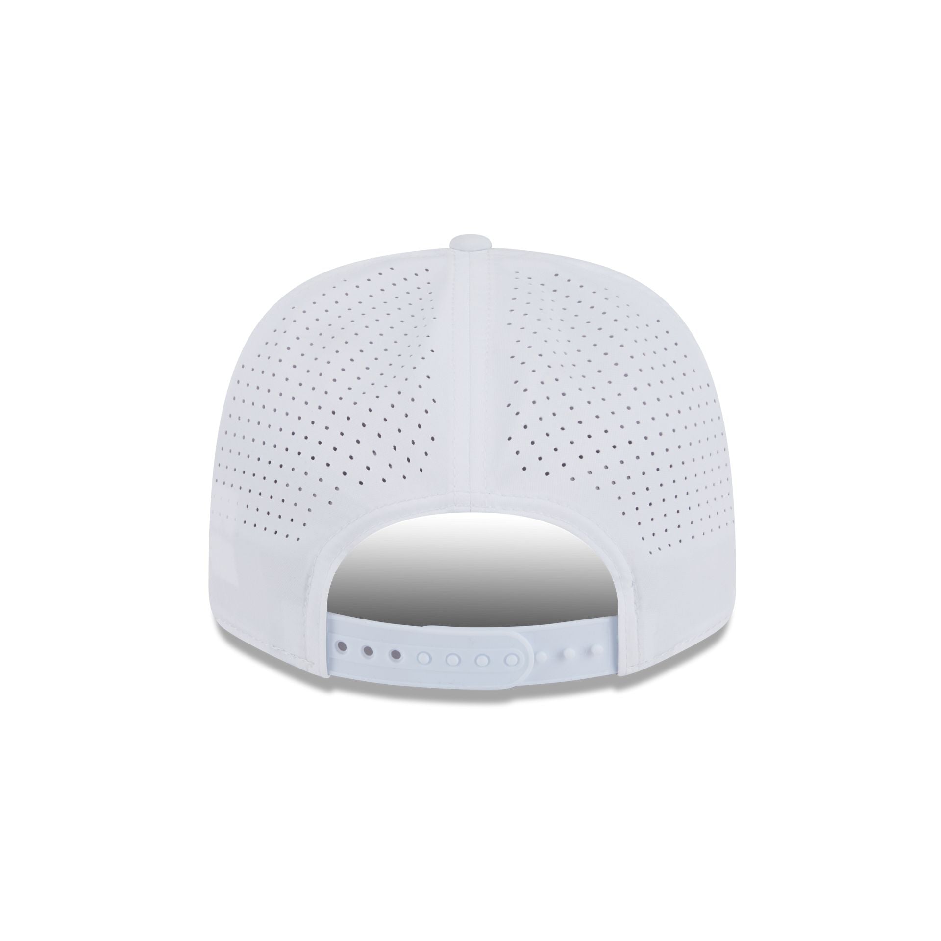 LIV Golf White 9SEVENTY Stretch-Snap Hat