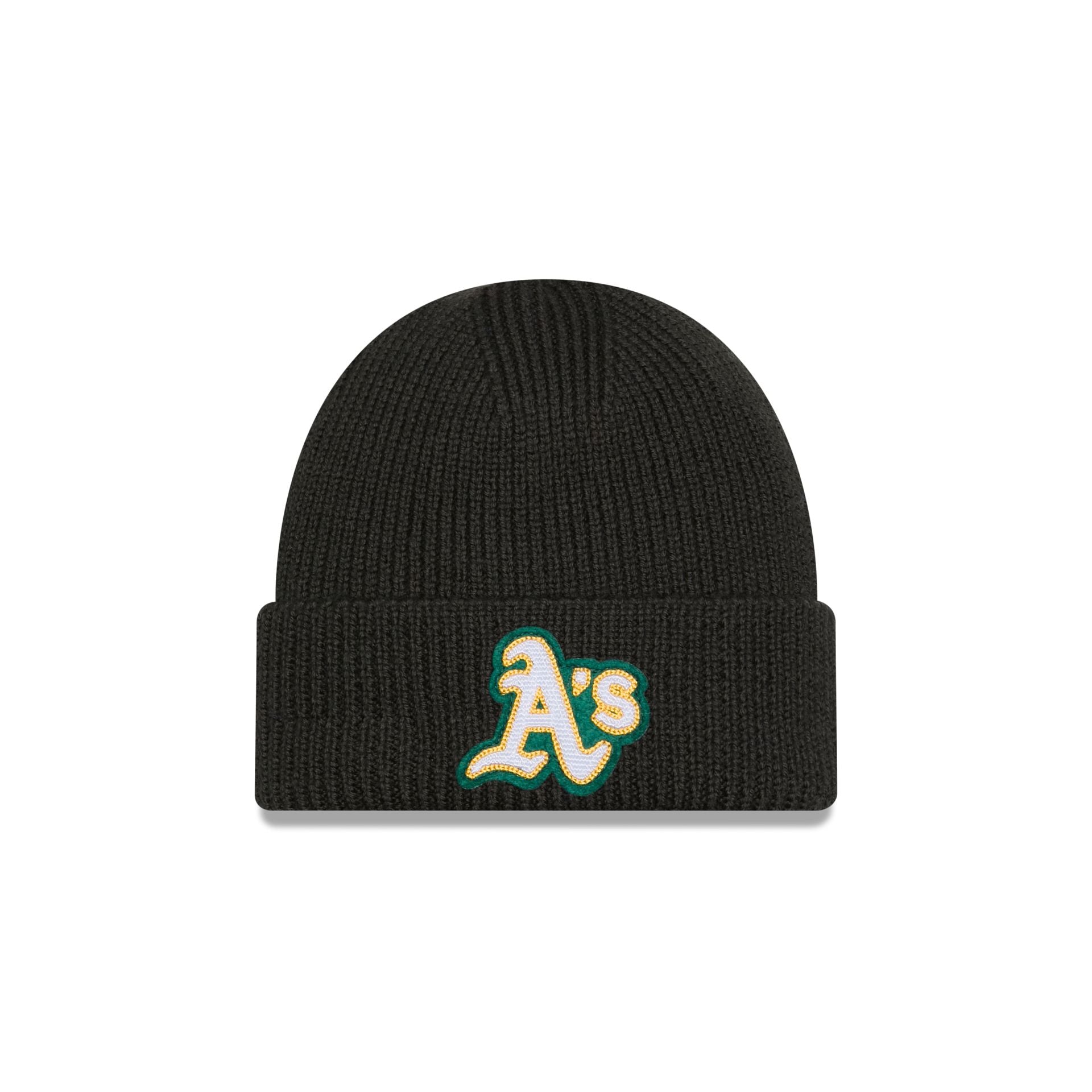 Athletics Short Skull Cuff Knit Beanie Hat - Nextgenmallstore