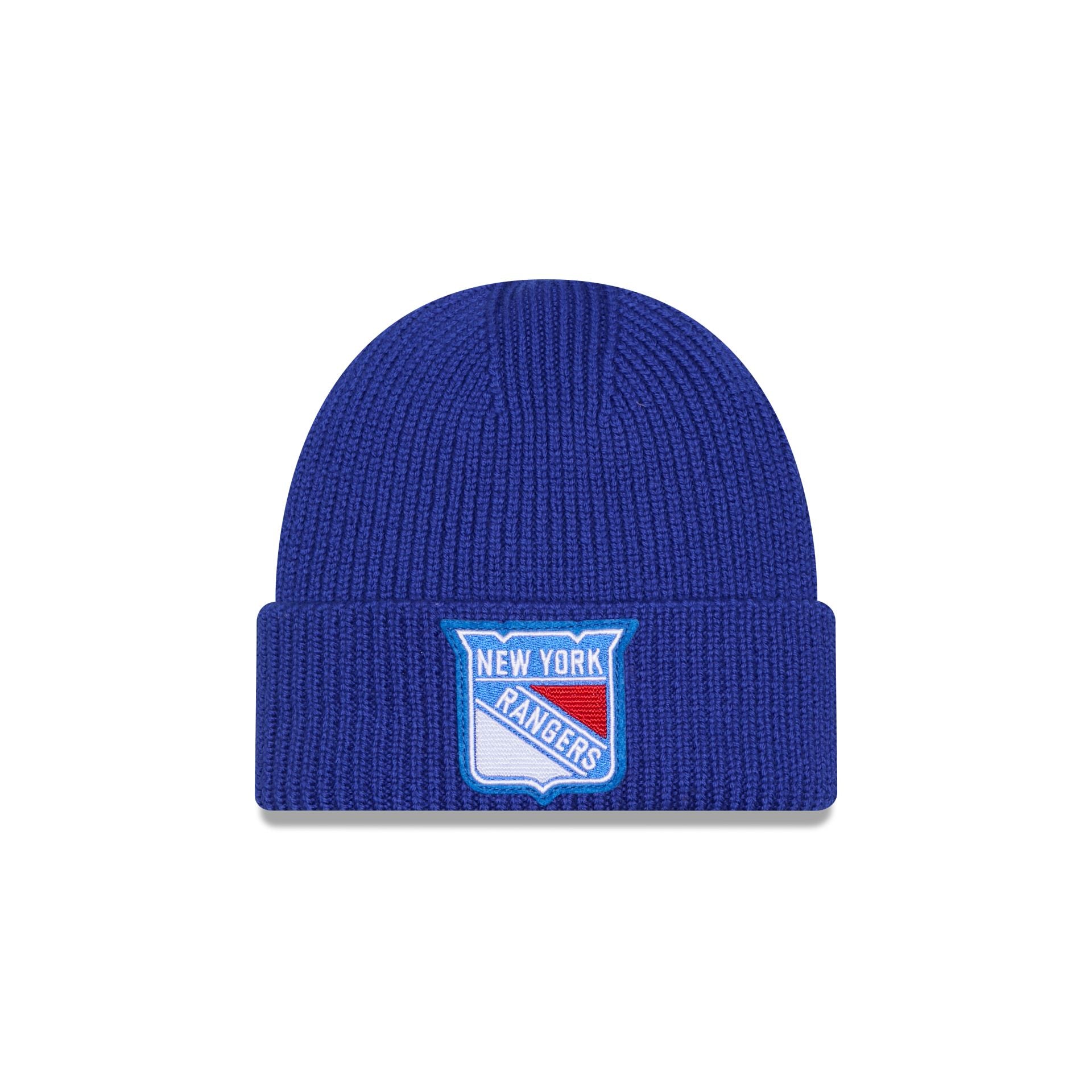 New York Rangers Short Skull Cuff Knit Beanie Hat - Nextgenmallstore