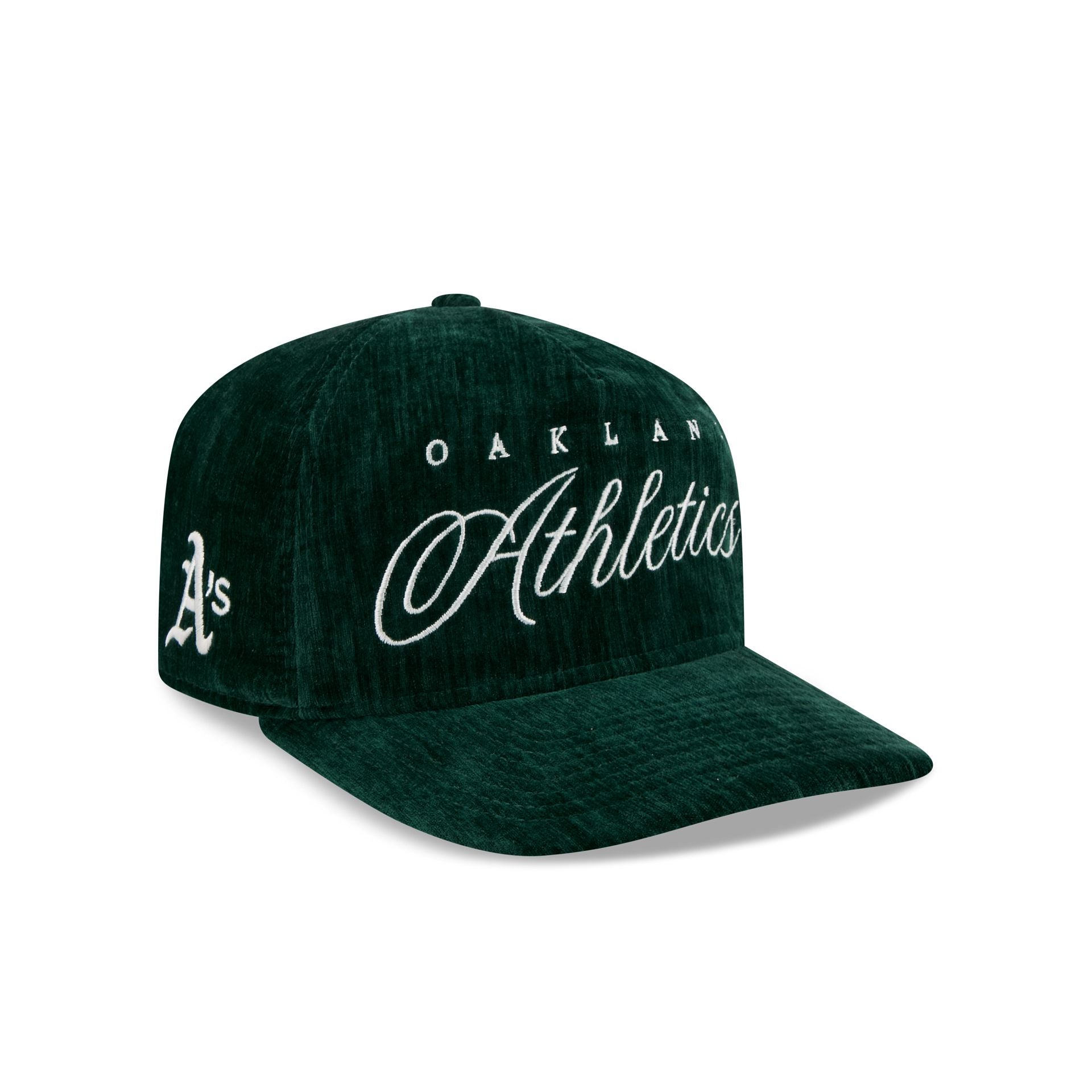 Athletics Velvet Team Script 19TWENTY Adjustable Hat - Nextgenmallstore