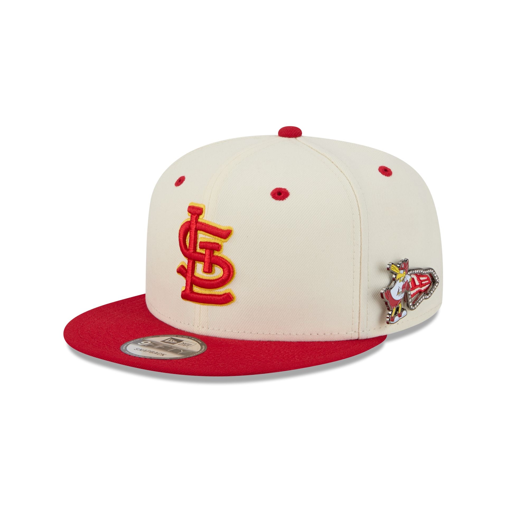 St. Louis Cardinals Mascot Pin 9FIFTY Snapback Hat - Nextgenmallstore