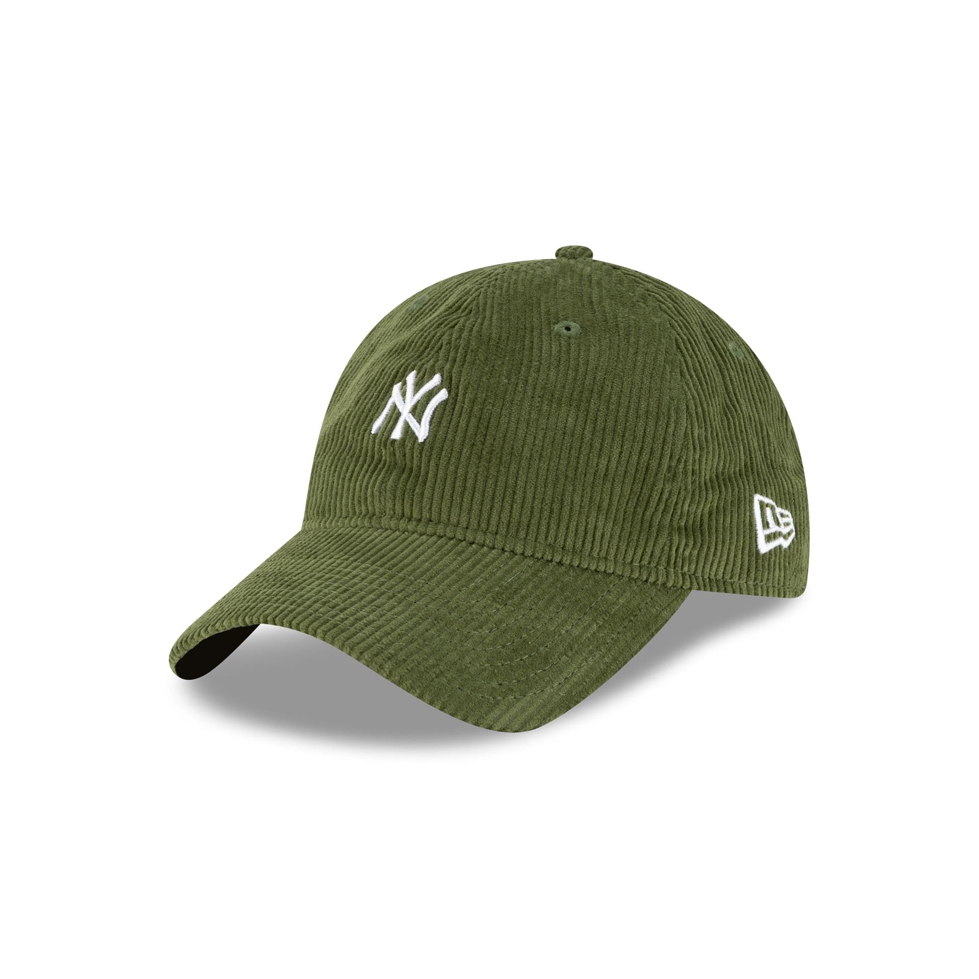 New York Yankees Mini Logo Green Corduroy 9TWENTY Adjustable Hat - Nextgenmallstore