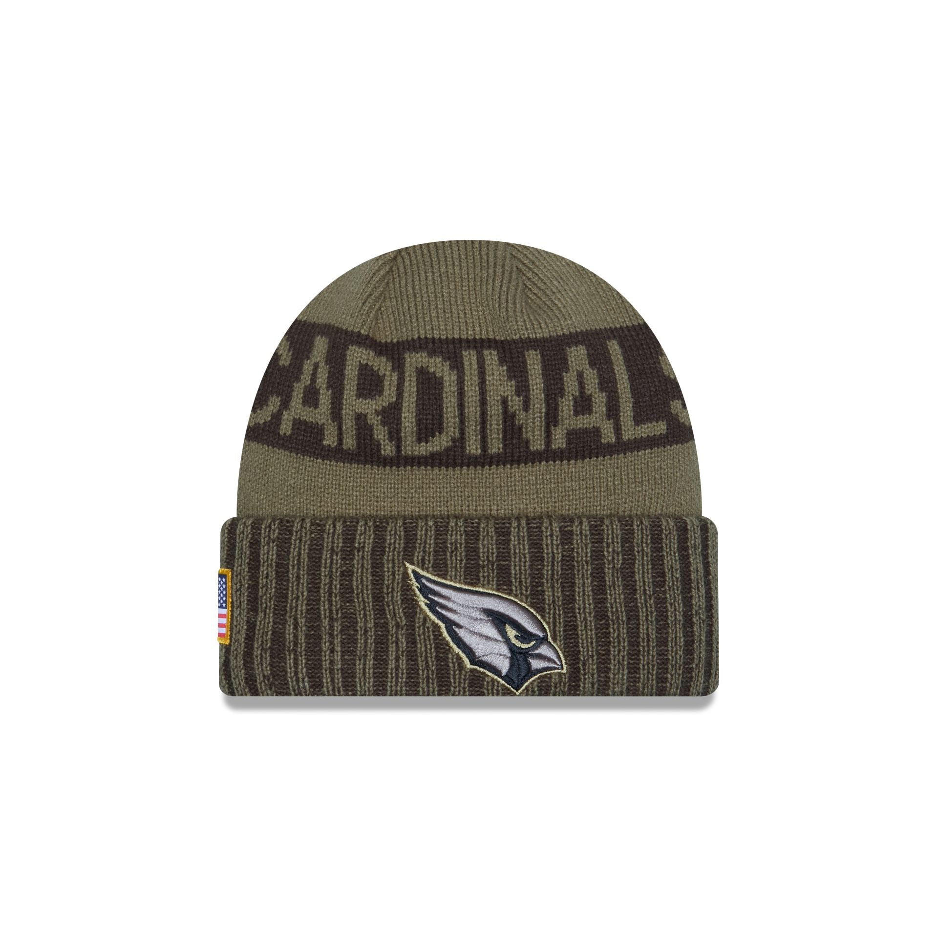 Arizona Cardinals 2025 Salute to Service Cuff Knit Hat - Nextgenmallstore