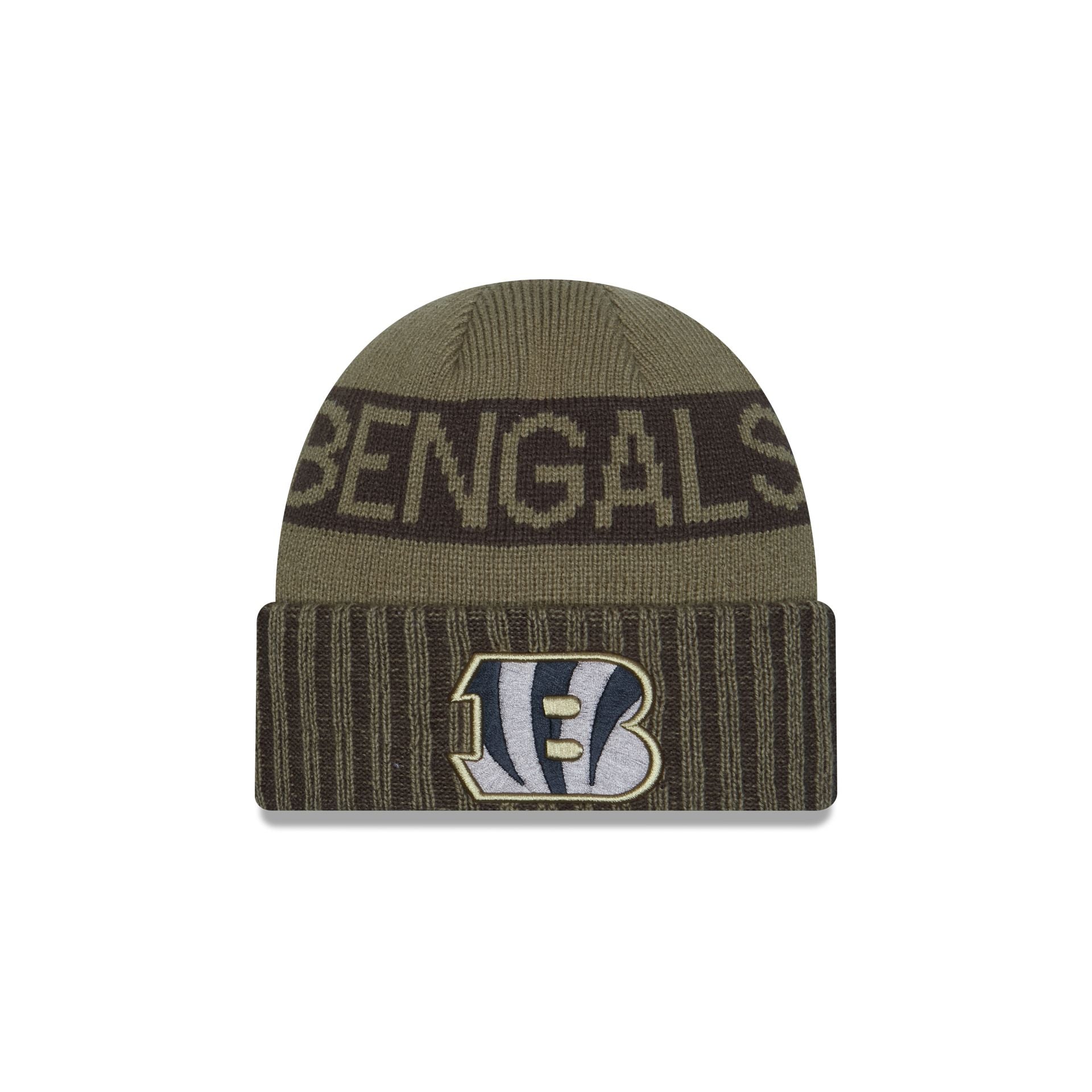 Cincinnati Bengals 2025 Salute to Service Cuff Knit Hat - Nextgenmallstore