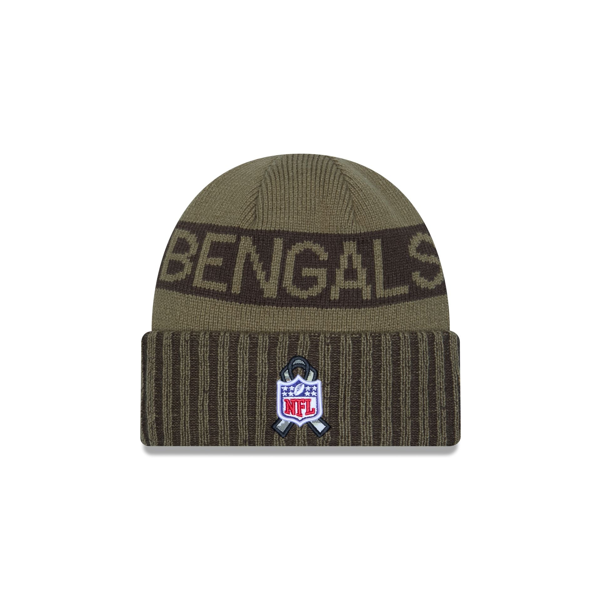 Cincinnati Bengals 2025 Salute to Service Cuff Knit Hat