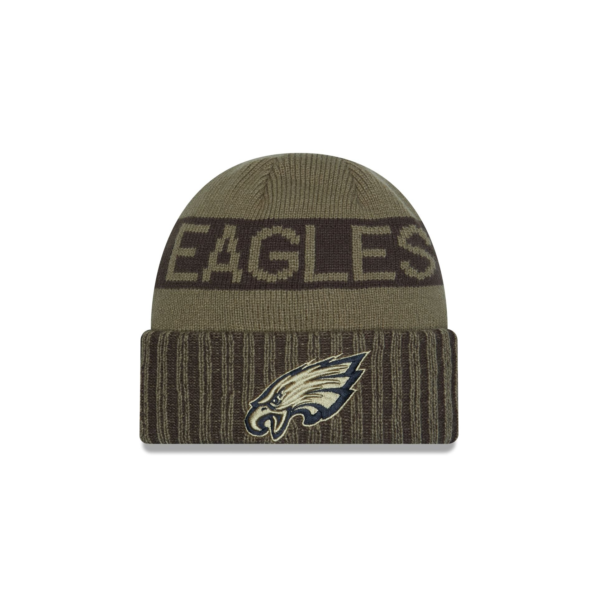 Philadelphia Eagles 2025 Salute to Service Cuff Knit Hat