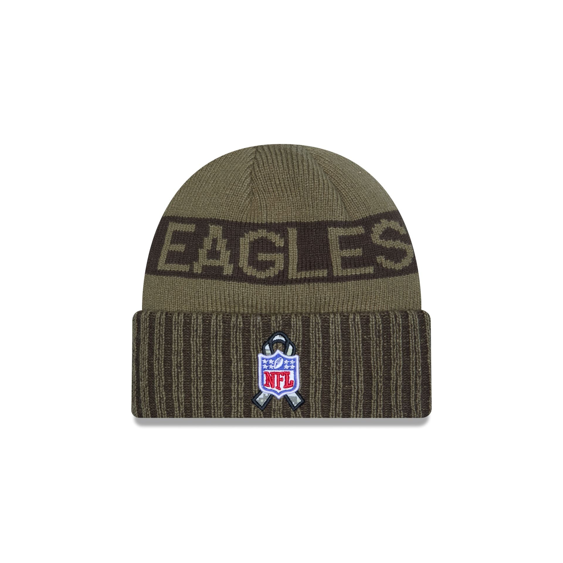 Philadelphia Eagles 2025 Salute to Service Cuff Knit Hat
