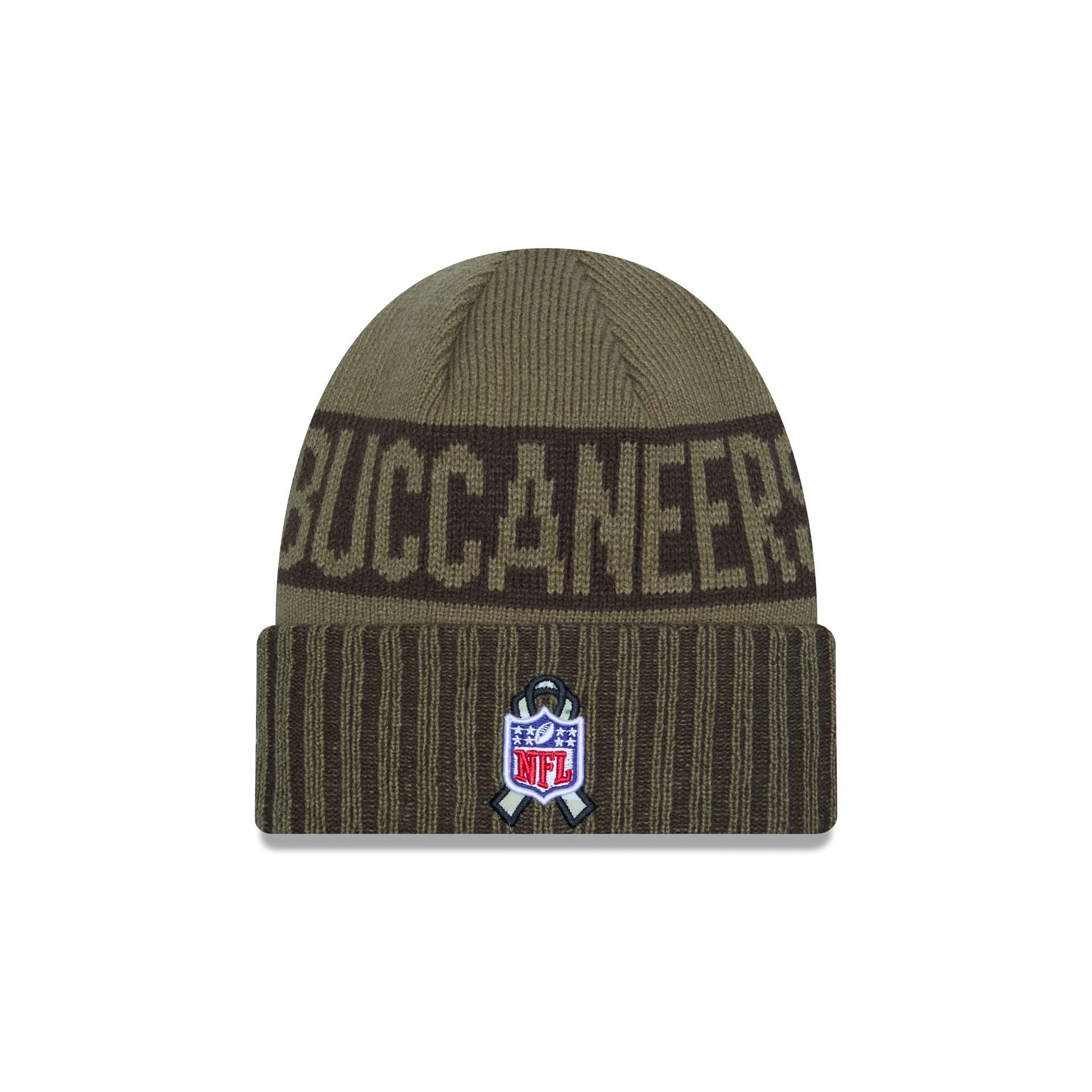 Tampa Bay Buccaneers 2025 Salute to Service Cuff Knit Hat
