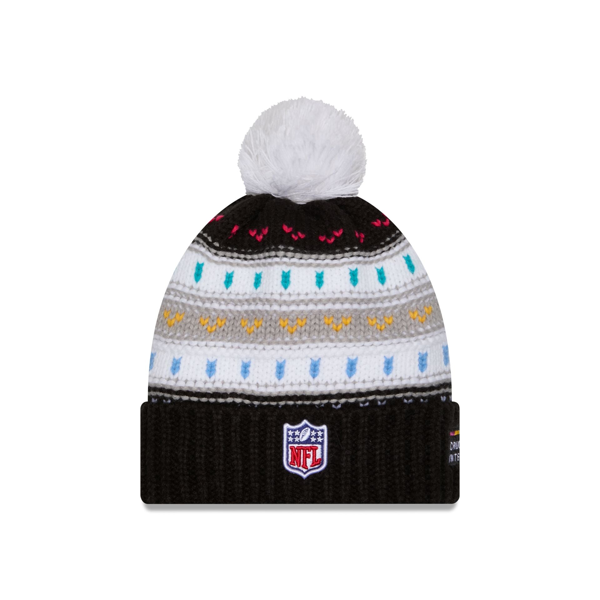 Green Bay Packers 2025 Crucial Catch Women's Pom Knit Hat
