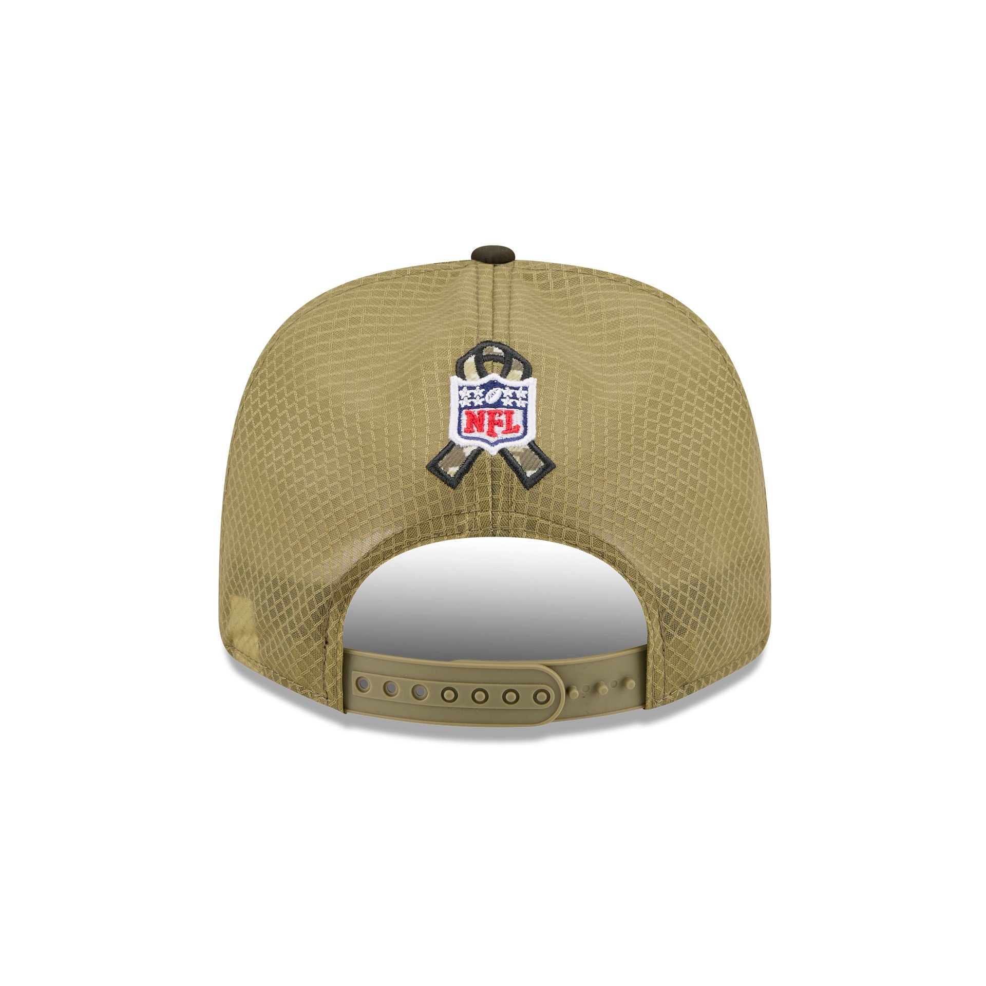 Las Vegas Raiders 2025 Salute to Service 9SEVENTY Trucker Hat