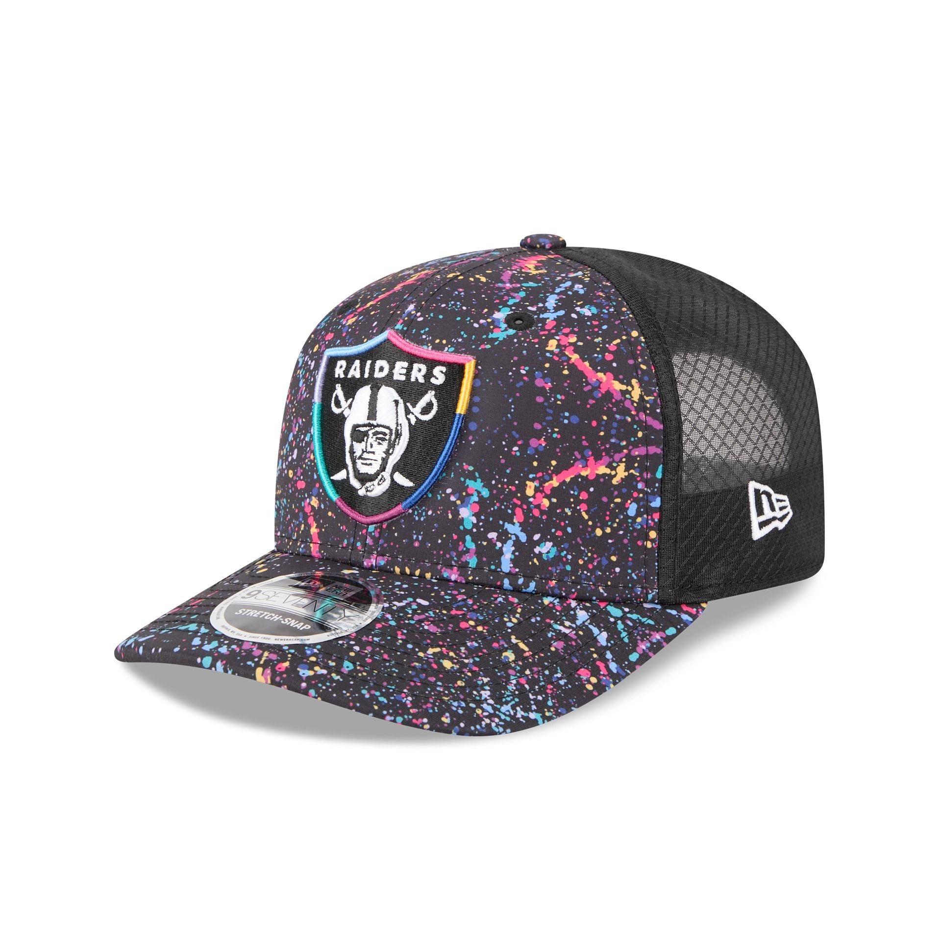 Las Vegas Raiders 2025 Crucial Catch 9SEVENTY Trucker Hat