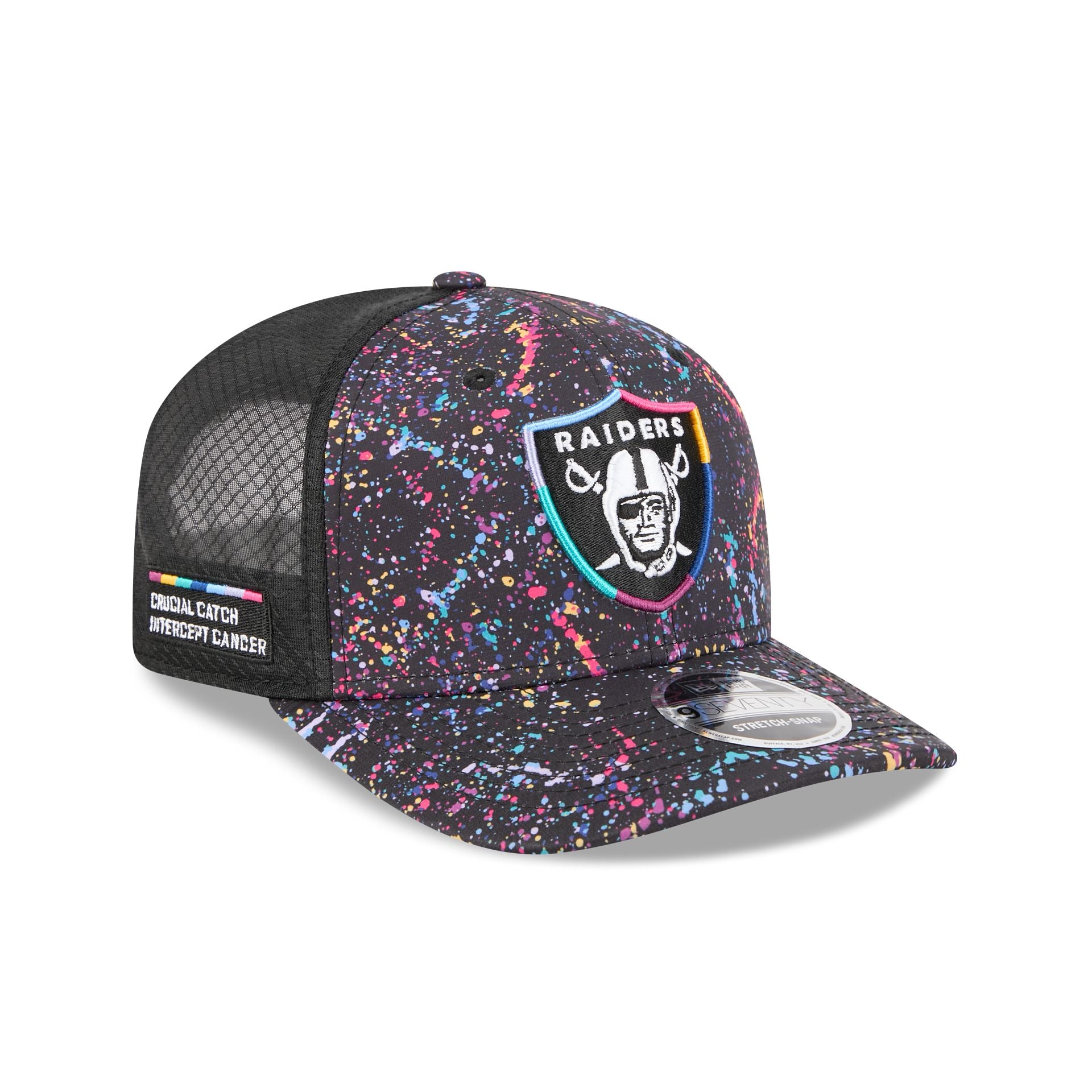 Las Vegas Raiders 2025 Crucial Catch 9SEVENTY Trucker Hat