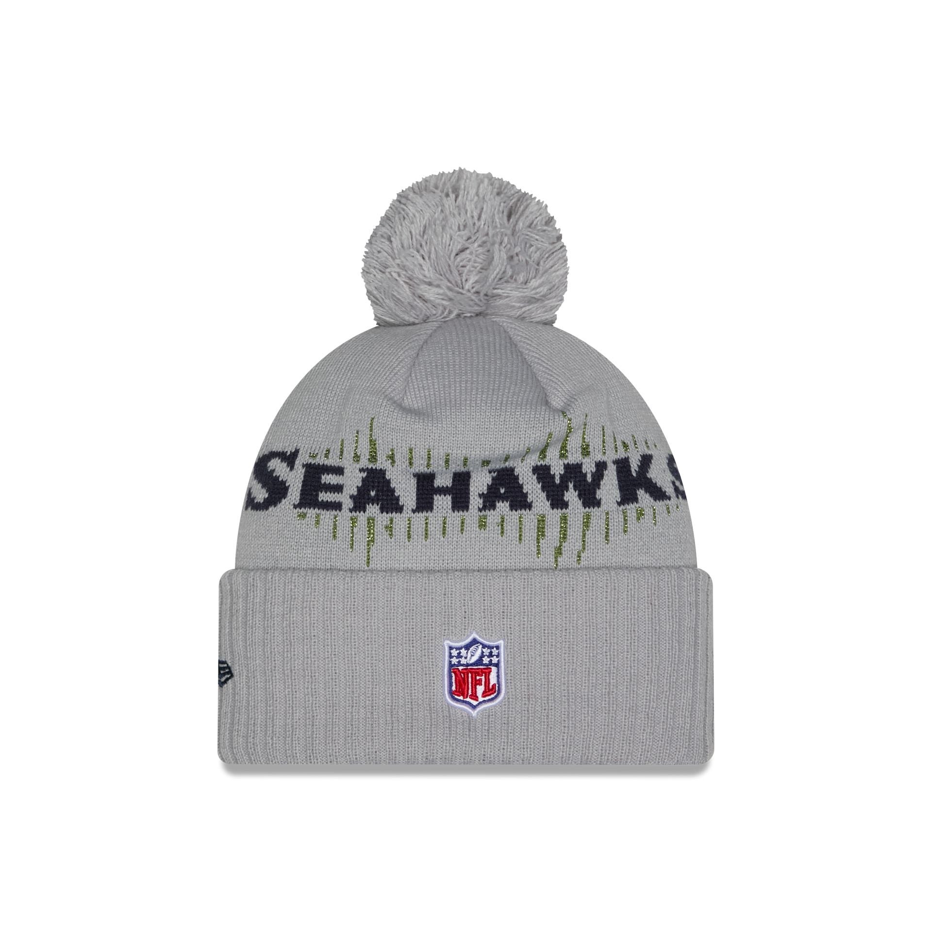 Seattle Seahawks 2025 NFL Rivalries Pom Knit Hat