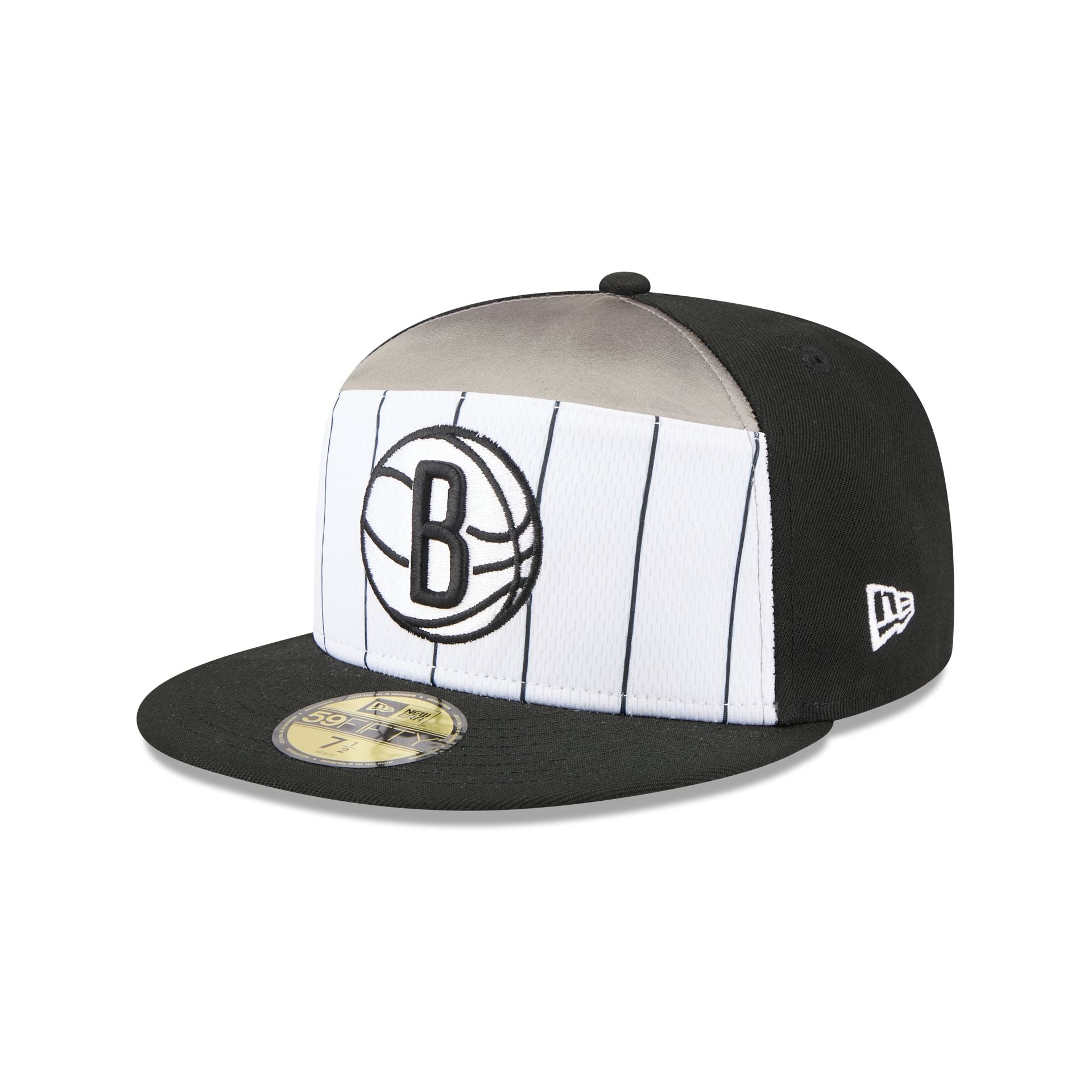 Brooklyn Nets 2025 Tip-Off Split Panel 59FIFTY Fitted Hat - Nextgenmallstore