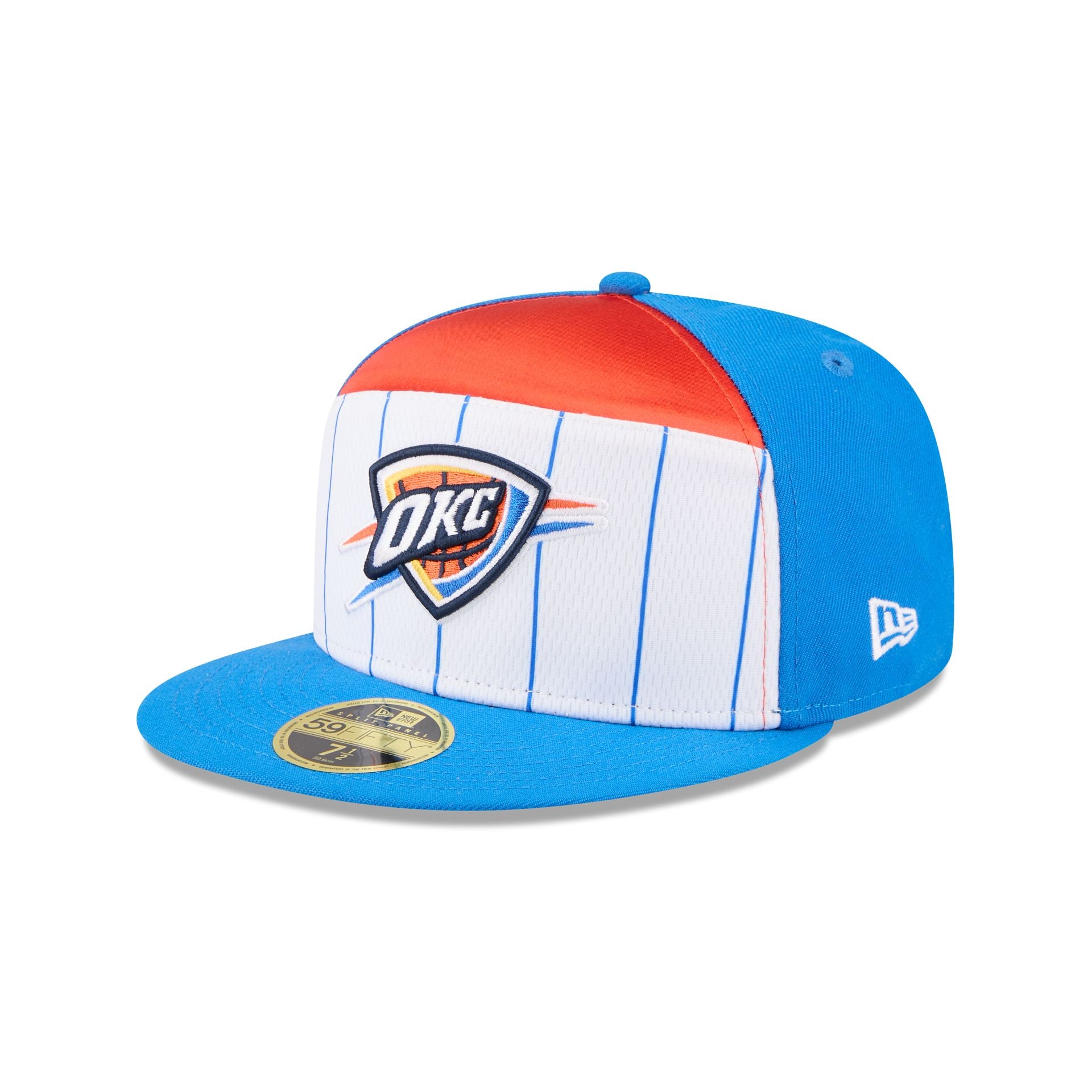 Oklahoma City Thunder 2025 Tip-Off Split Panel 59FIFTY Fitted Hat - Nextgenmallstore