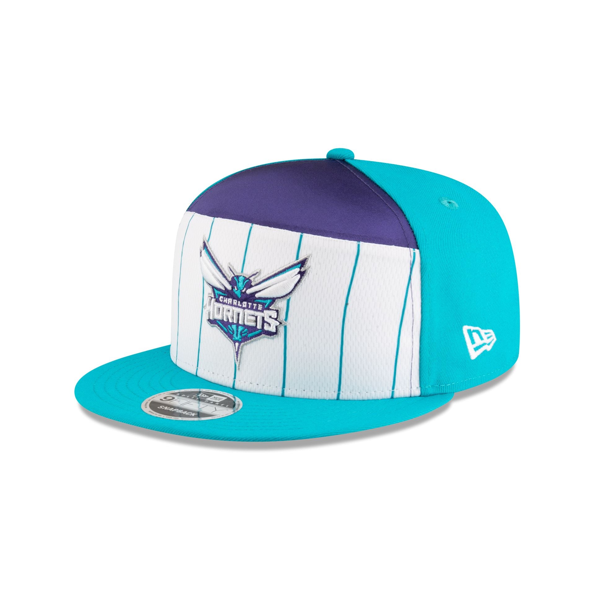 Charlotte Hornets 2025 Tip-Off Split Panel 9FIFTY Snapback Hat - Nextgenmallstore