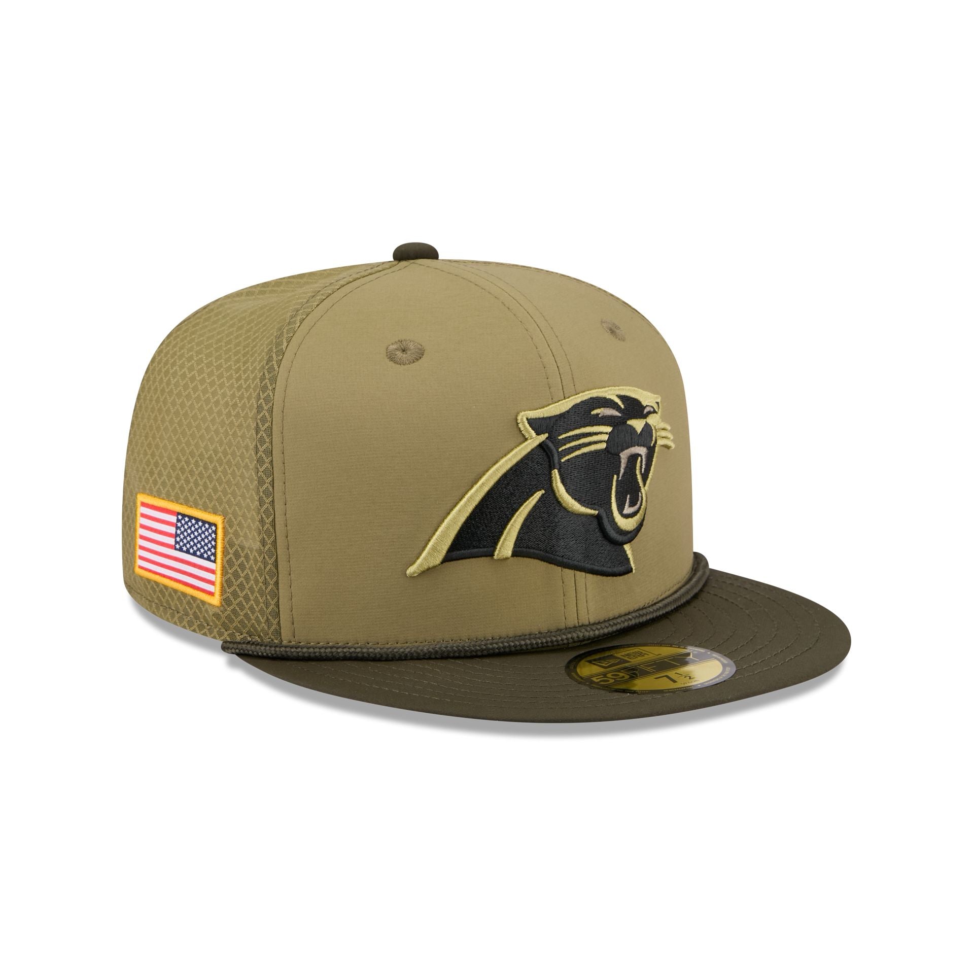 Carolina Panthers 2025 Salute to Service 59FIFTY Fitted Hat - Nextgenmallstore