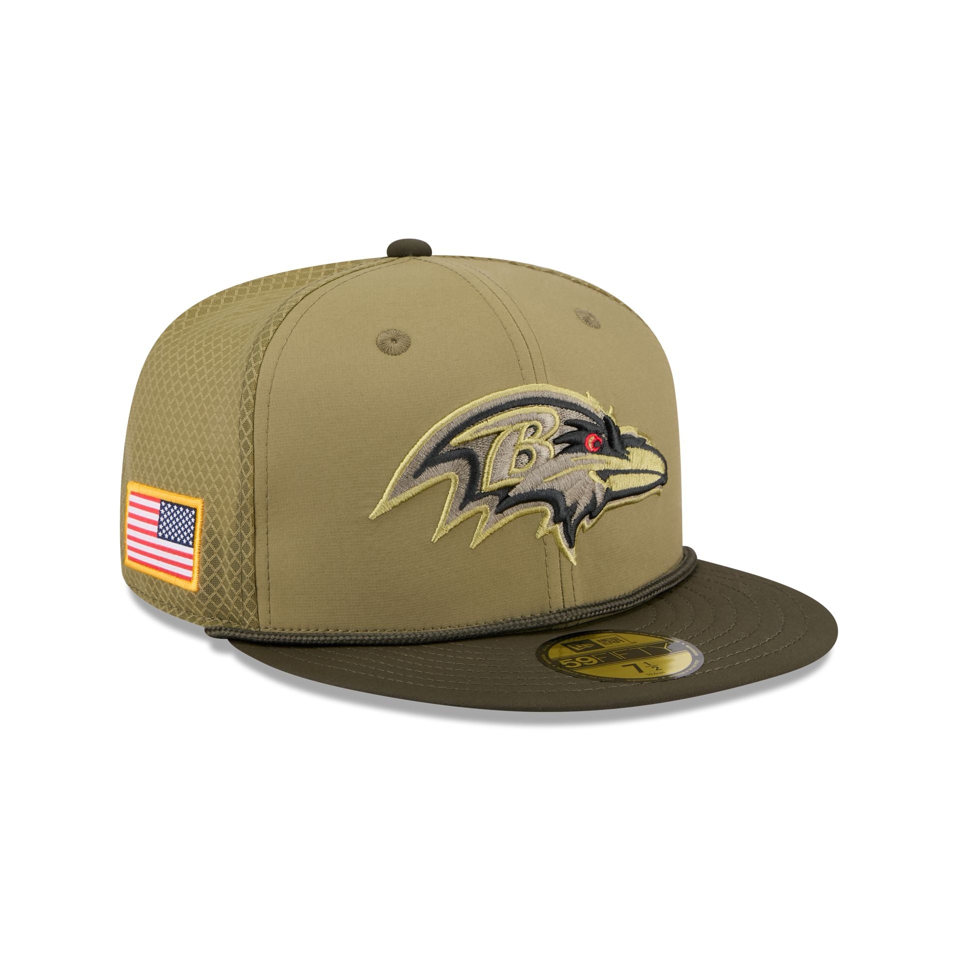 Baltimore Ravens 2025 Salute to Service 59FIFTY Fitted Hat - Nextgenmallstore
