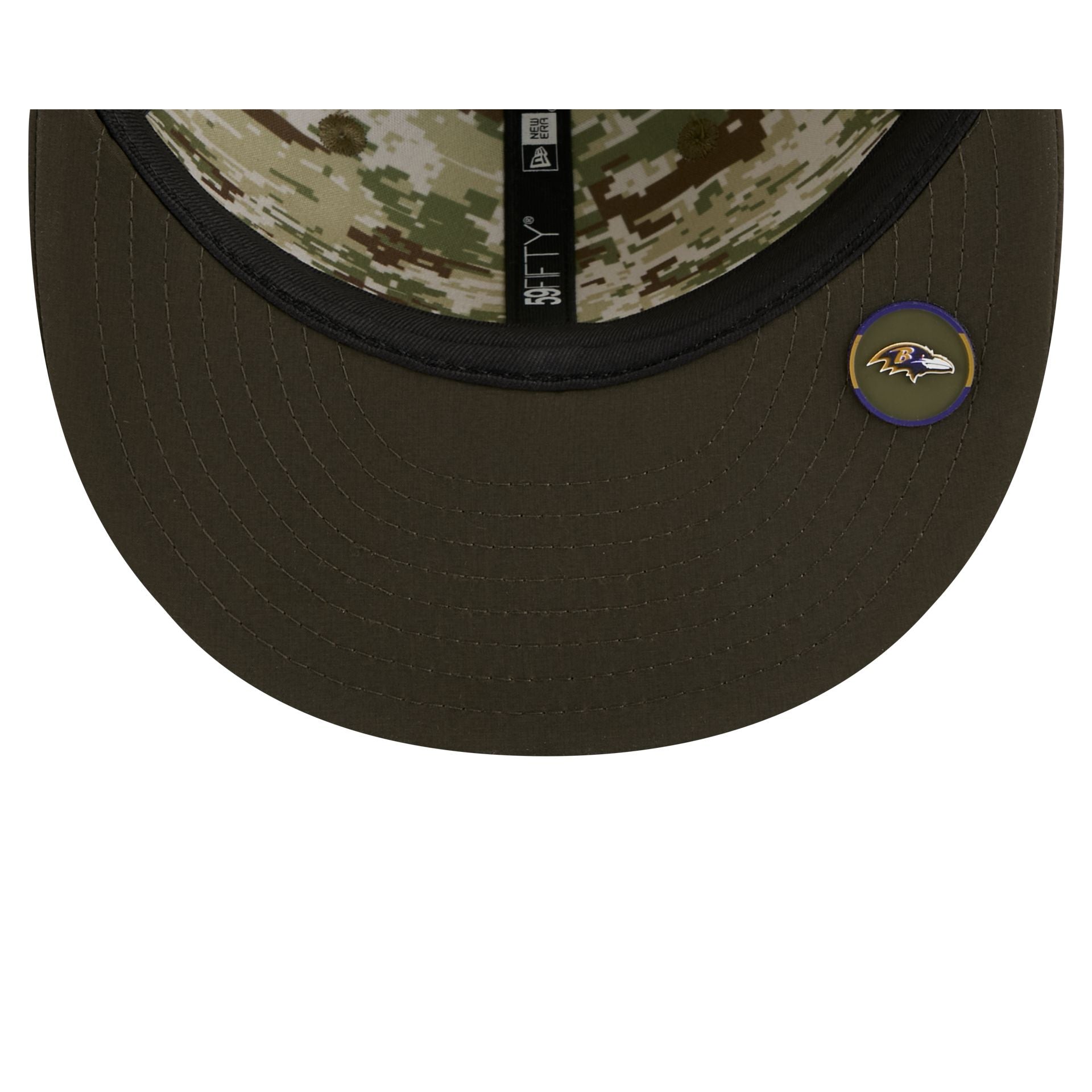 Baltimore Ravens 2025 Salute to Service 59FIFTY Fitted Hat
