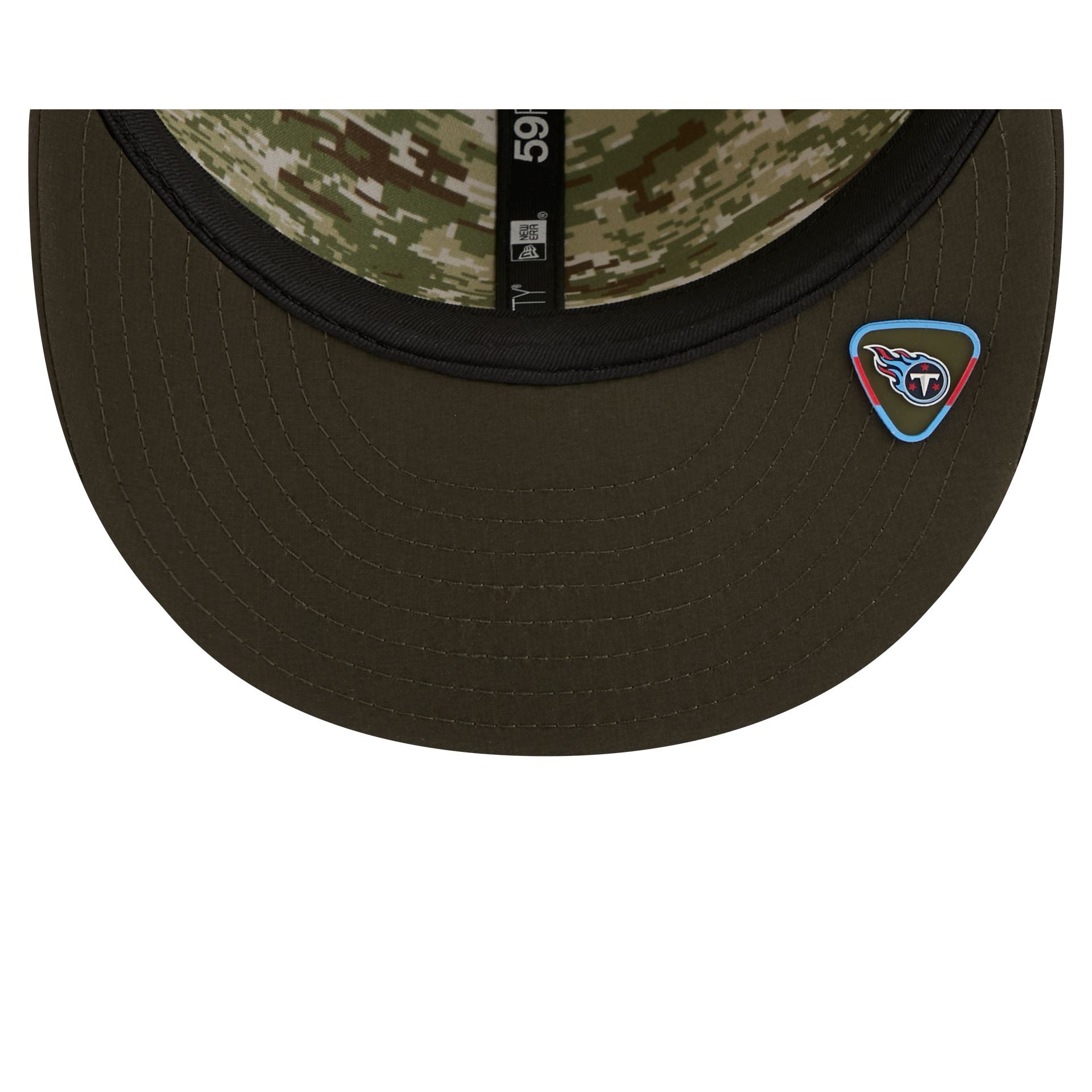 Tennessee Titans 2025 Salute to Service 59FIFTY Fitted Hat
