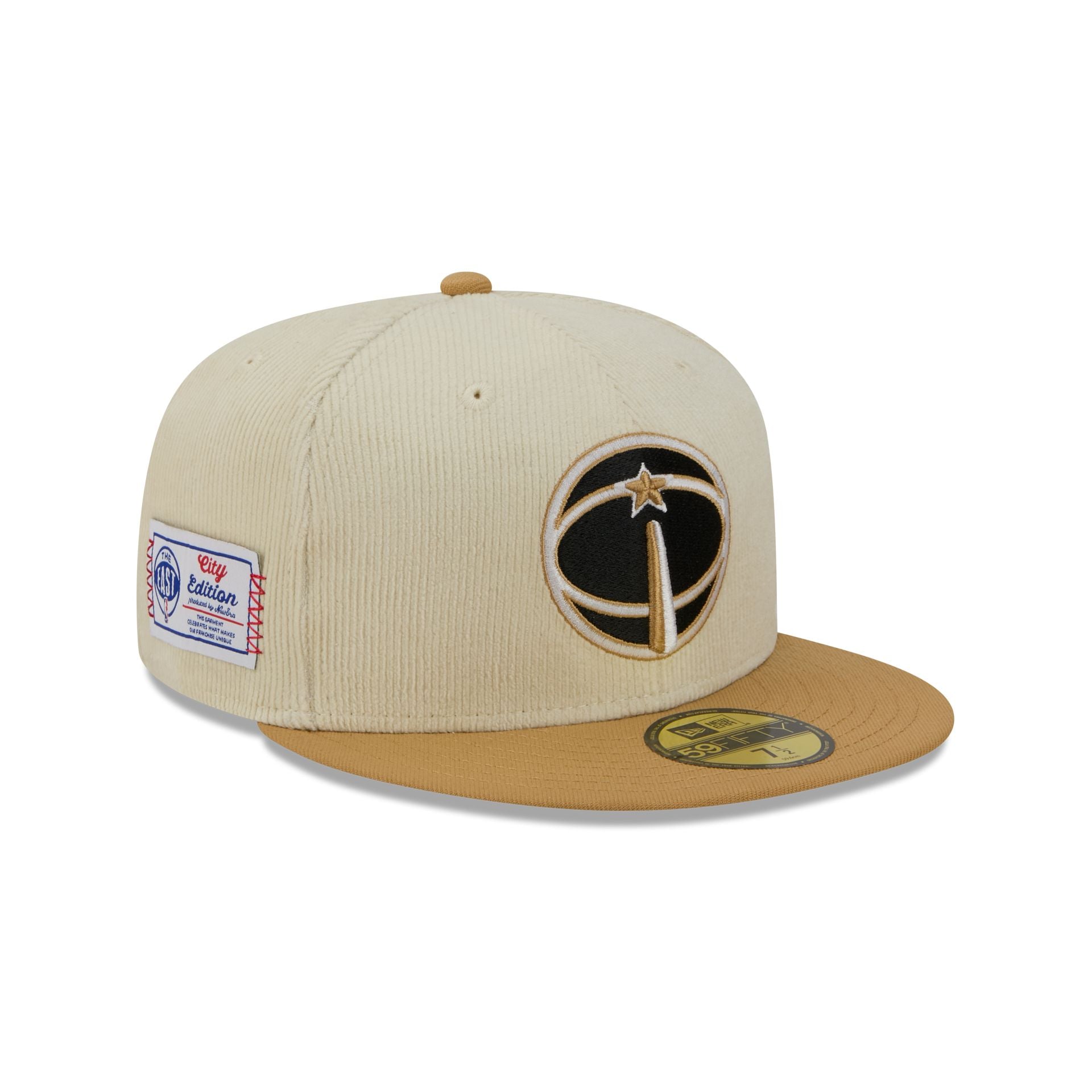 Washington Wizards 2025 City Edition Chrome White Corduroy 59FIFTY Fitted Hat - Nextgenmallstore