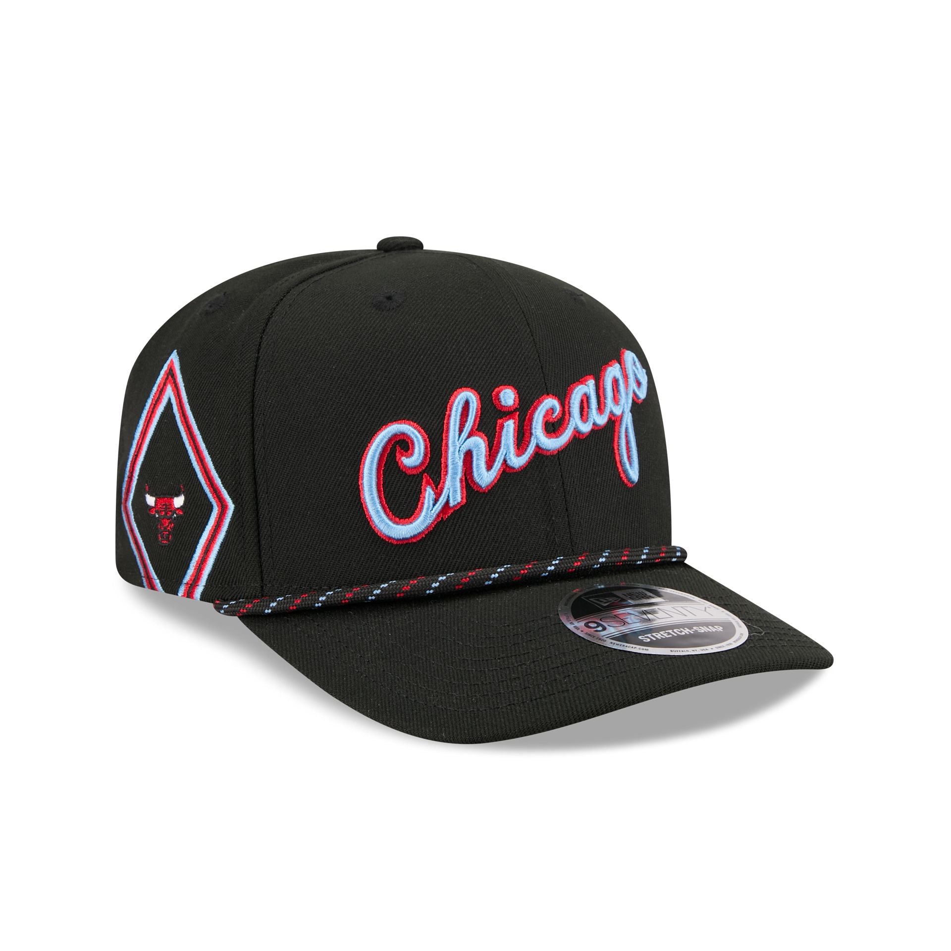 Chicago Bulls 2025 City Edition 9SEVENTY Stretch-Snap Hat - Nextgenmallstore
