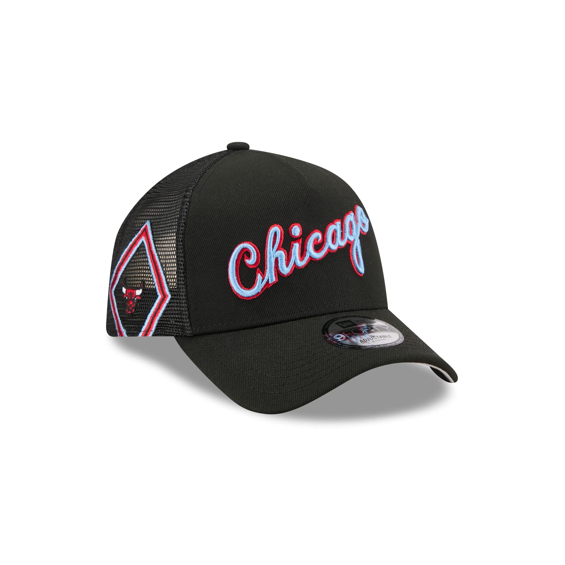 Chicago Bulls 2025 City Edition 9FORTY A-Frame Trucker Hat - Nextgenmallstore