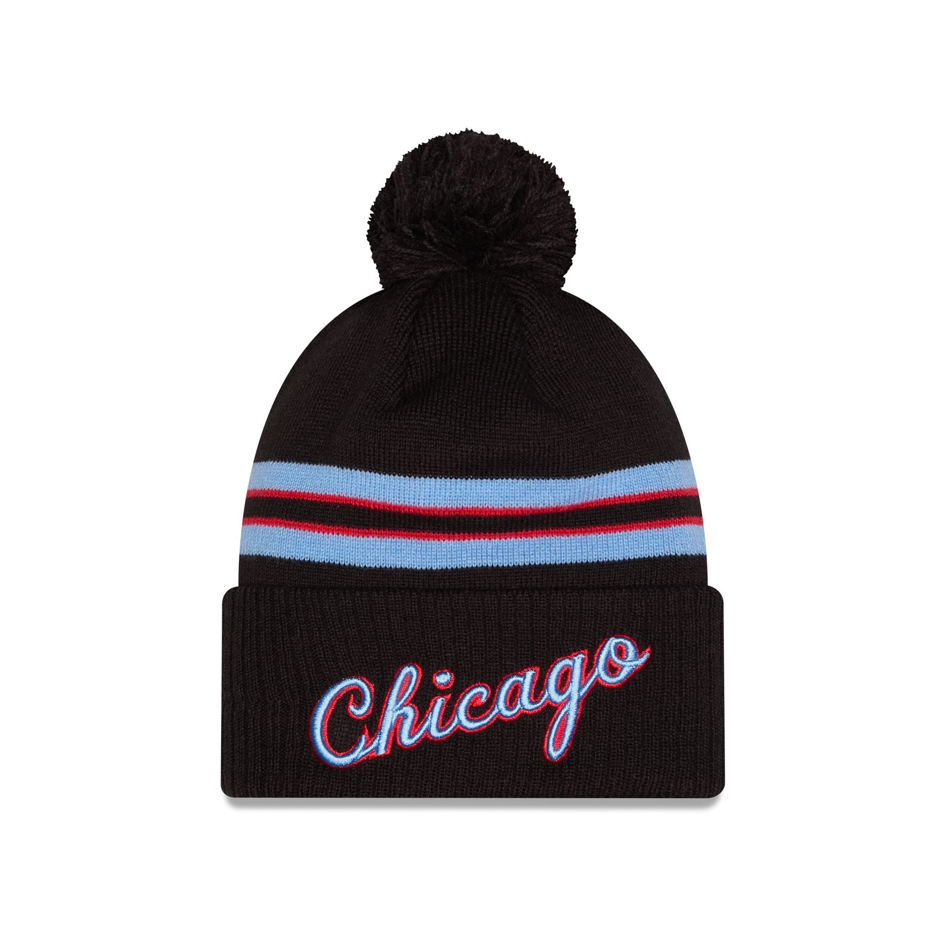 Chicago Bulls 2025 City Edition Pom Knit Hat - Nextgenmallstore