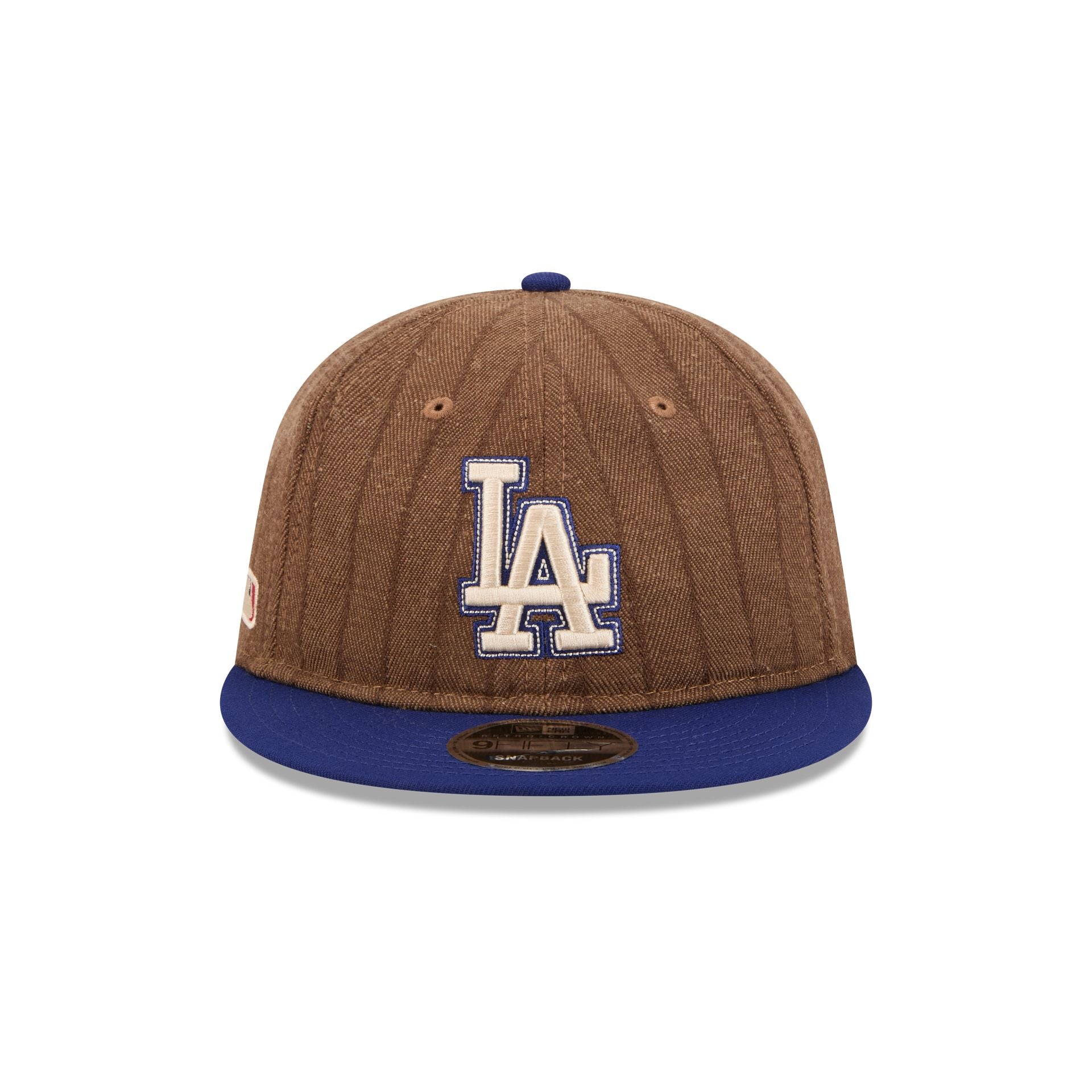 Los Angeles Dodgers Three Looms Wool Pinstripe Retro Crown 9FIFTY Adjustable Hat