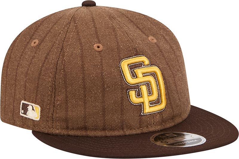 San Diego Padres Three Looms Wool Pinstripe Retro Crown 9FIFTY Adjustable Hat