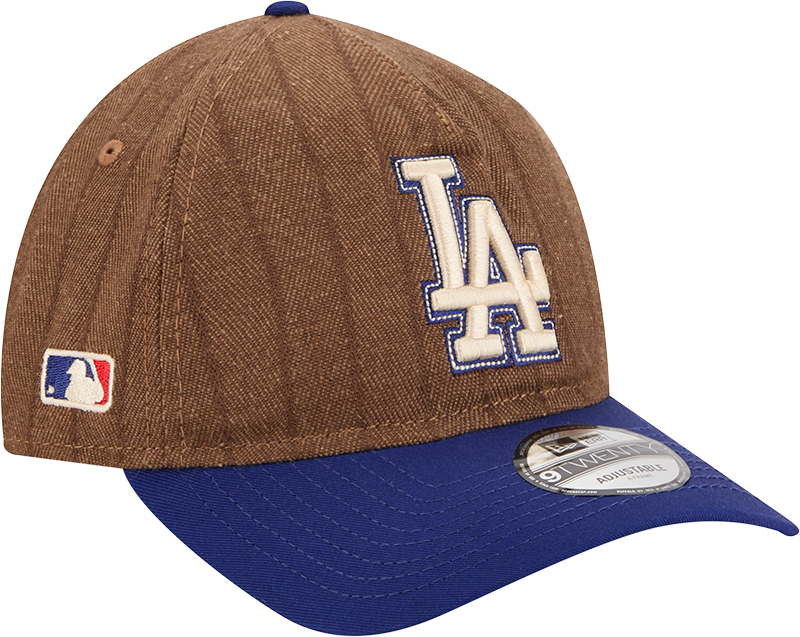 Los Angeles Dodgers Three Looms Wool Pinstripe 9TWENTY A-Frame Adjustable Hat