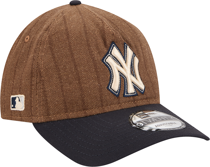 New York Yankees Three Looms Wool Pinstripe 9TWENTY A-Frame Adjustable Hat
