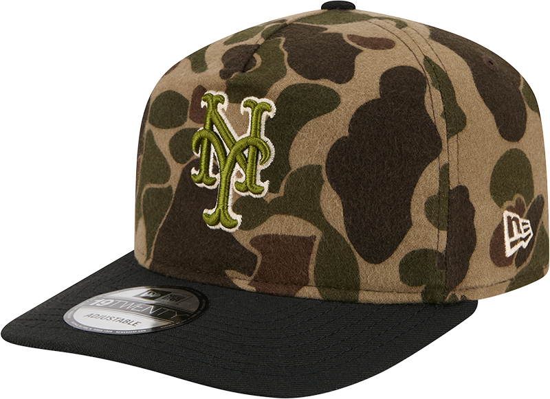 New York Mets Three Looms Wool Duck Camo 19TWENTY Adjustable Hat