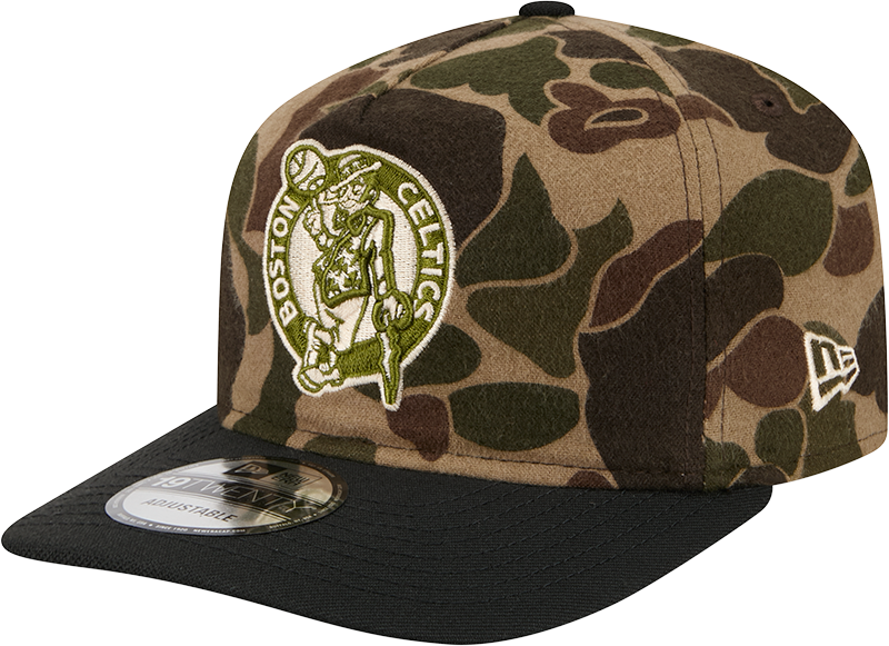 Boston Celtics Three Looms Wool Duck Camo 19TWENTY Adjustable Hat