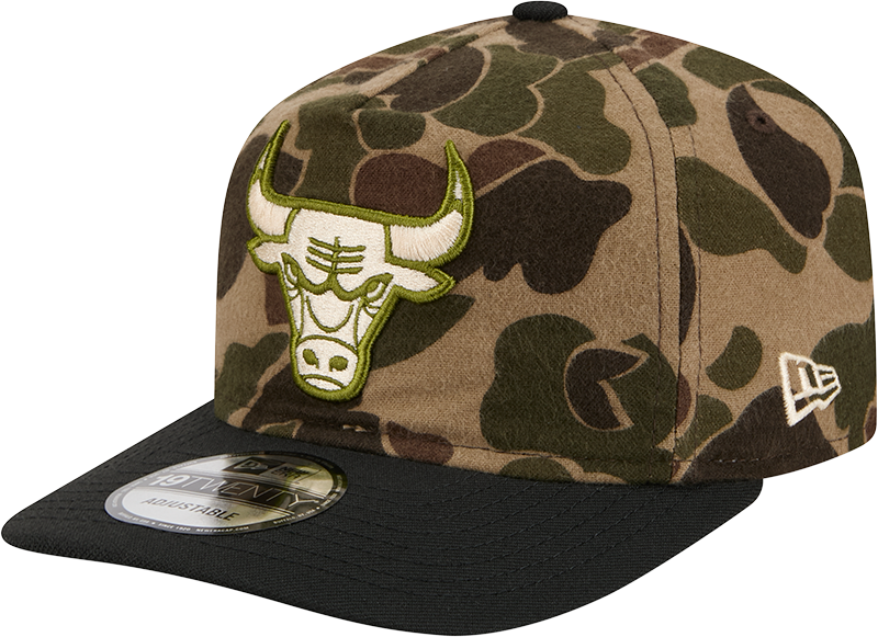 Chicago Bulls Three Looms Wool Duck Camo 19TWENTY Adjustable Hat
