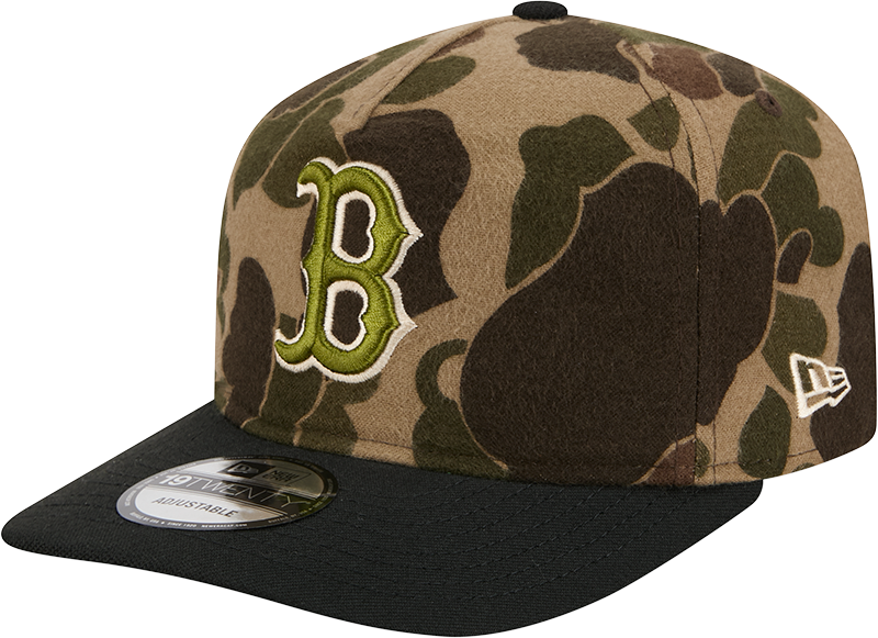 Boston Red Sox Three Looms Wool Duck Camo 19TWENTY Adjustable Hat