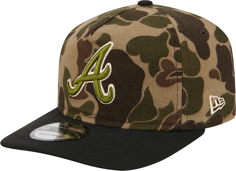 Atlanta Braves Three Looms Wool Duck Camo 19TWENTY Adjustable Hat