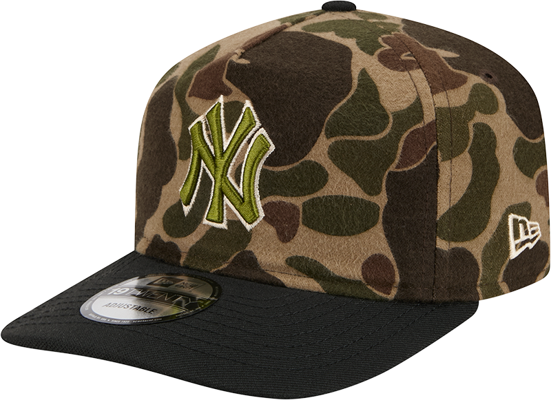 New York Yankees Three Looms Wool Duck Camo 19TWENTY Adjustable Hat