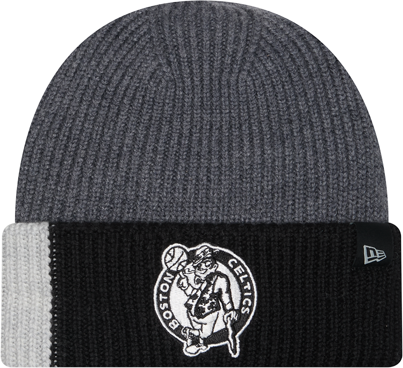 Boston Celtics Merino Wool Color Block Cuff Knit Hat